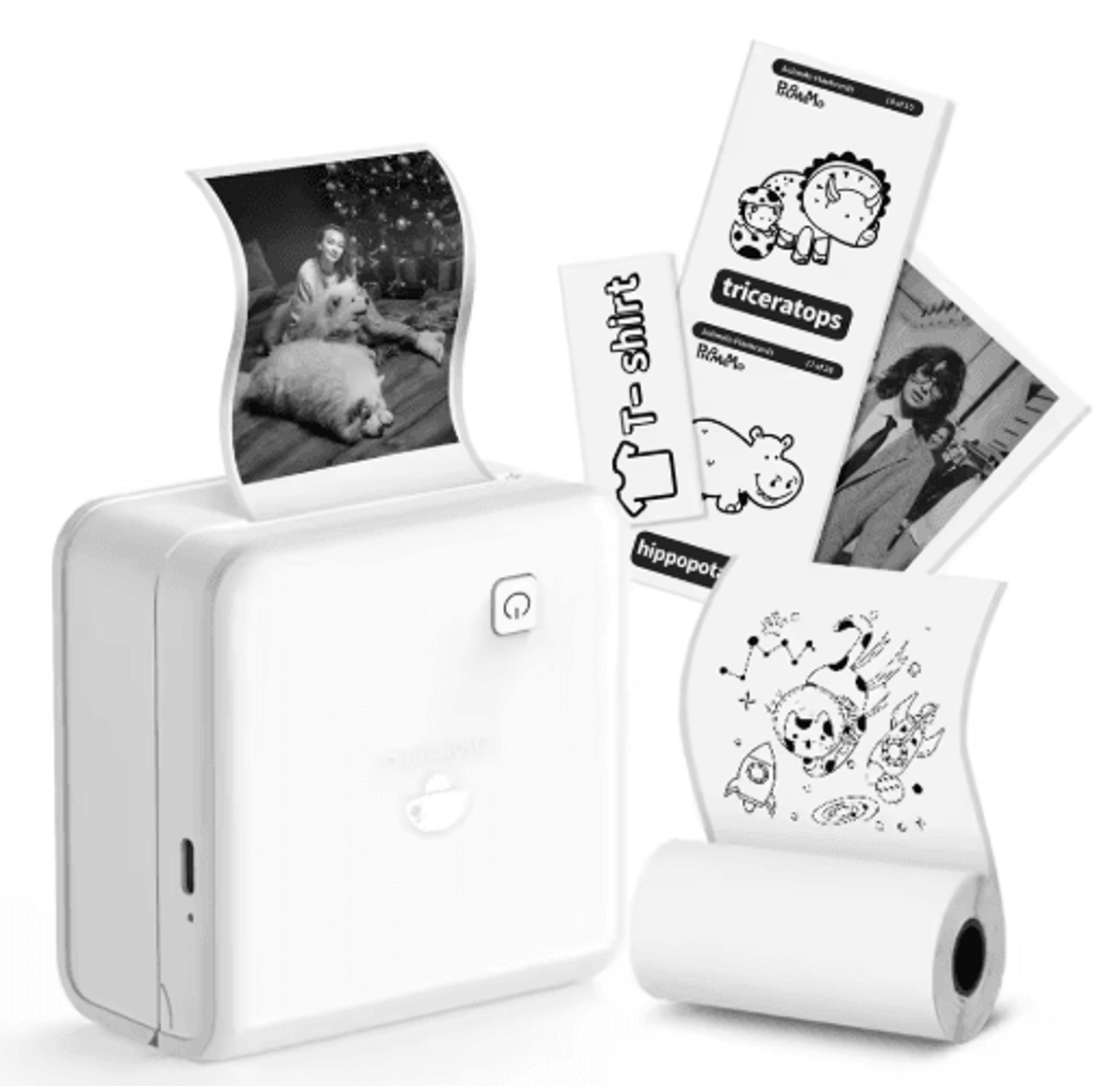 M02 Pro Mini Bluetooth Thermal Pocket Printer  Portable Wireless Printer For Study  Work 3