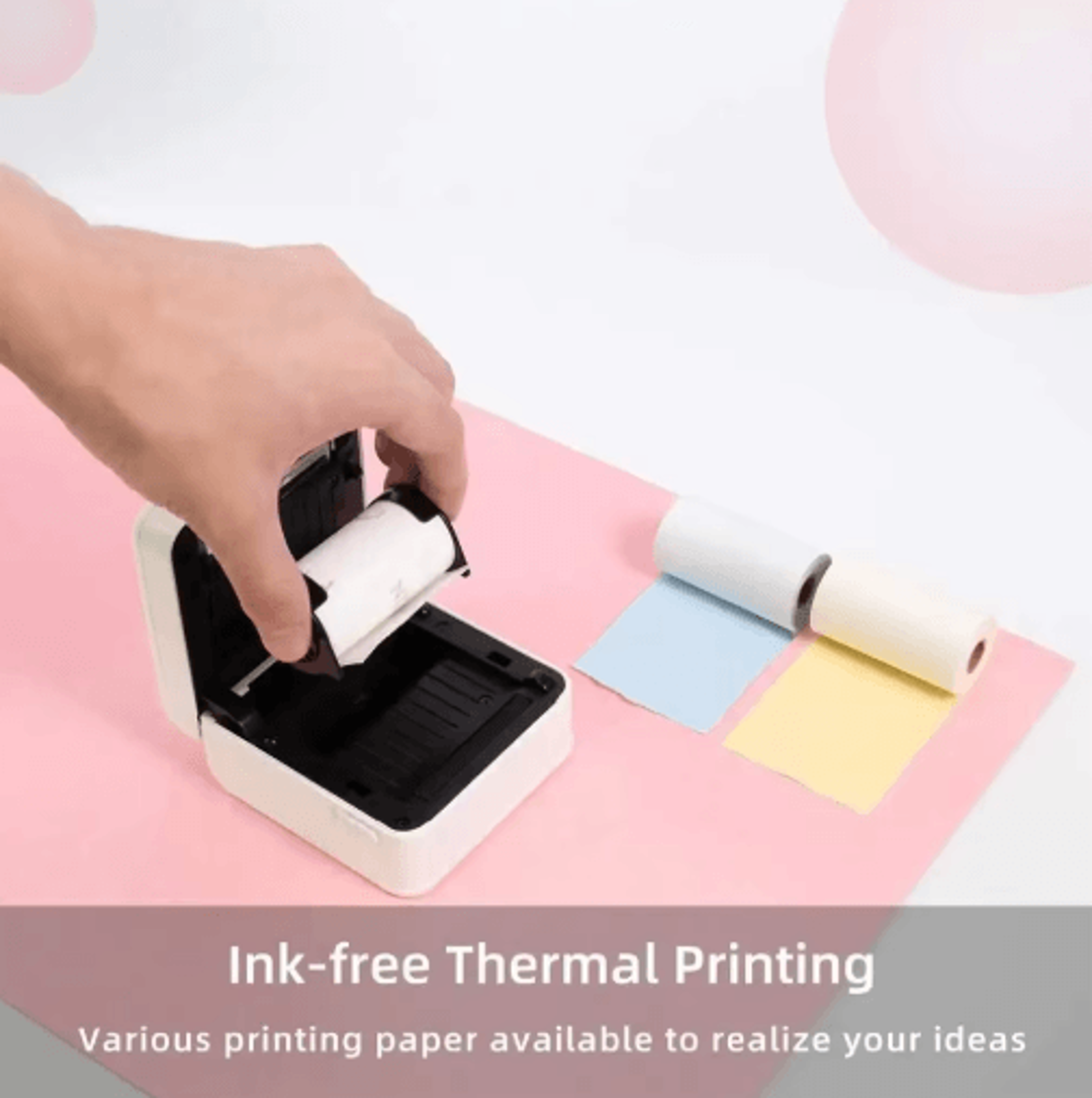 M02 Pro Mini Bluetooth Thermal Pocket Printer  Portable Wireless Printer For Study  Work 5