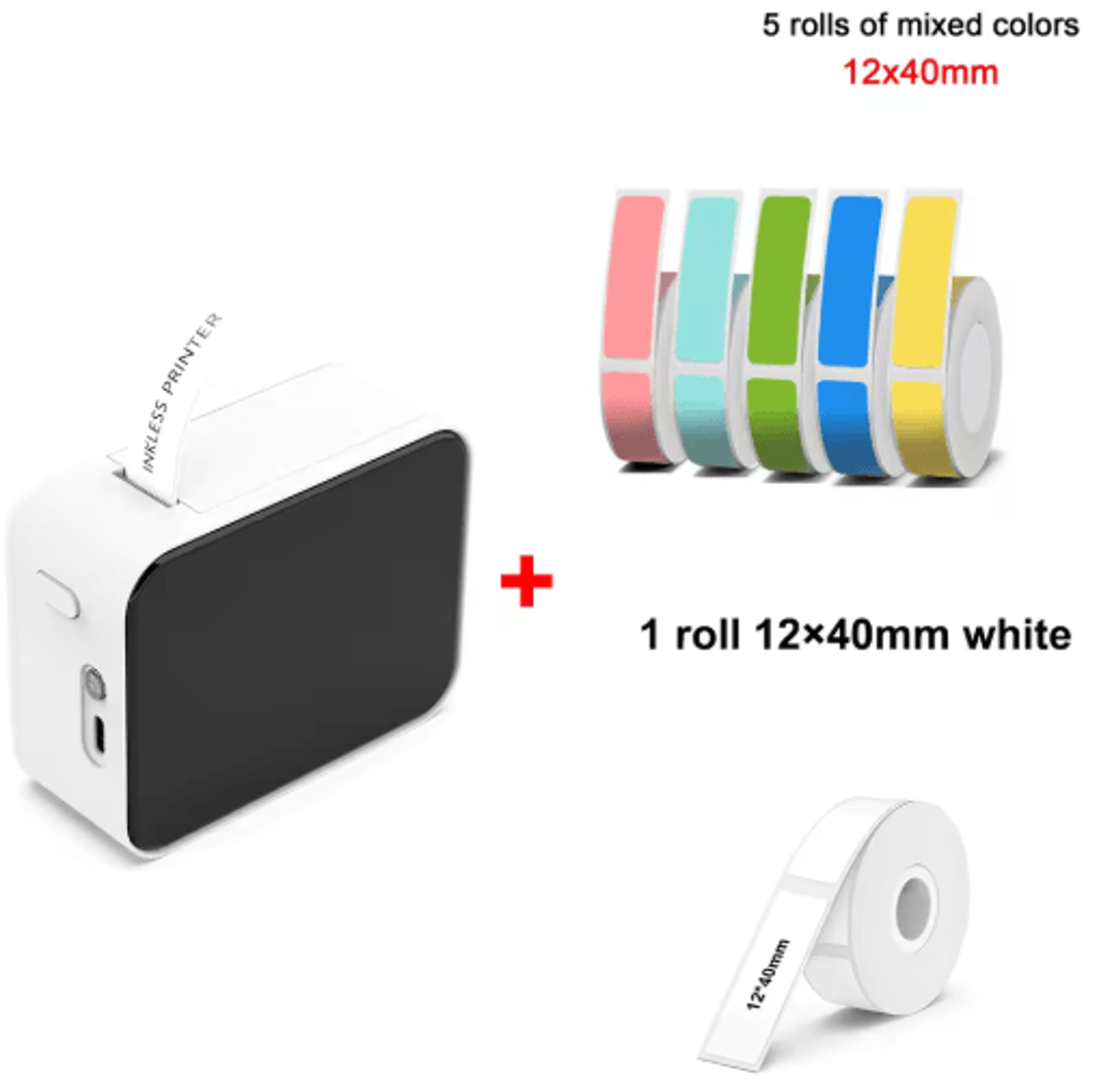 P15 Mini Bluetooth Thermal Label Printer Portable Wireless Sticker Maker For Home  Office 2