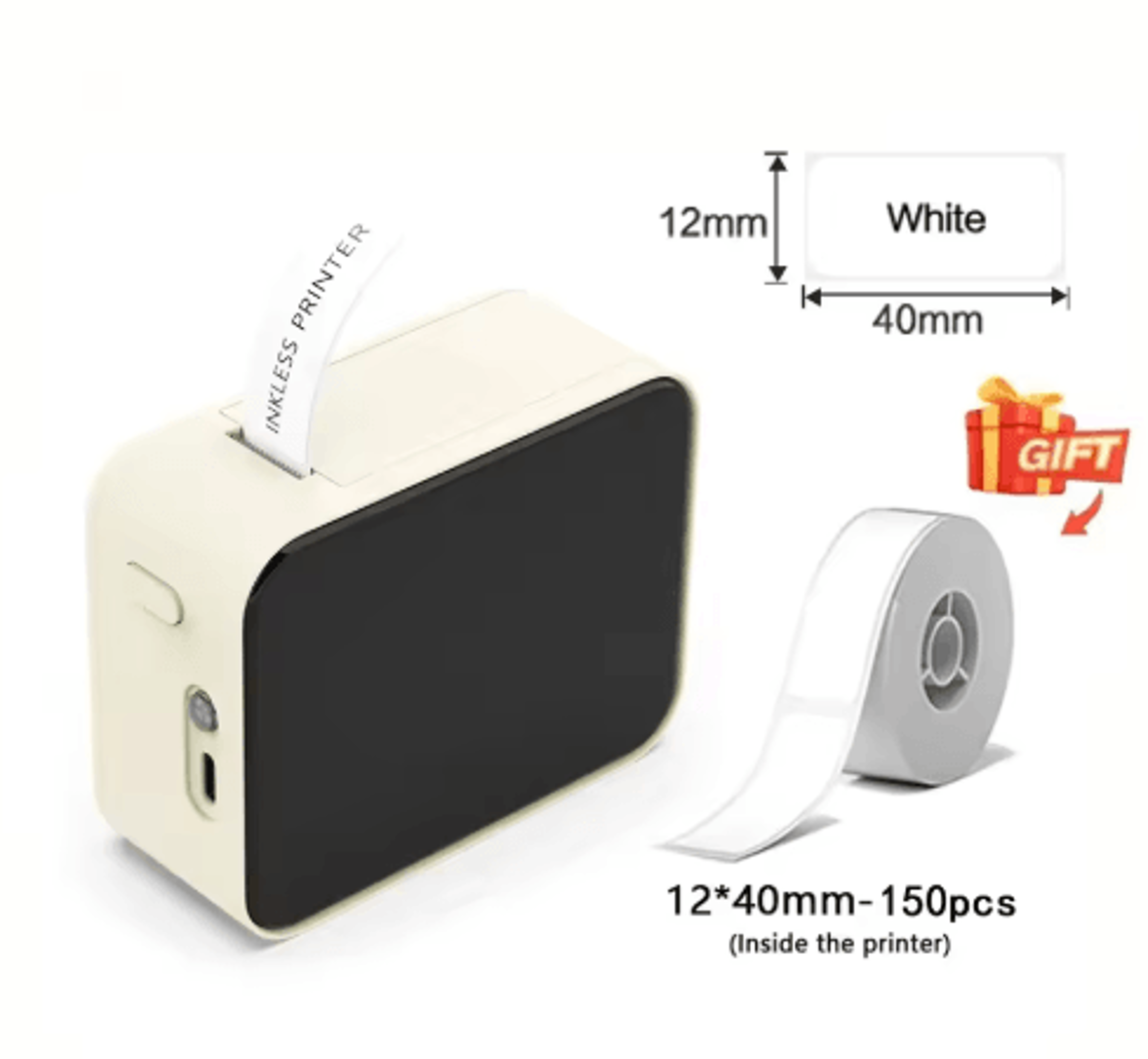 P15 Mini Bluetooth Thermal Label Printer Portable Wireless Sticker Maker For Home  Office 14