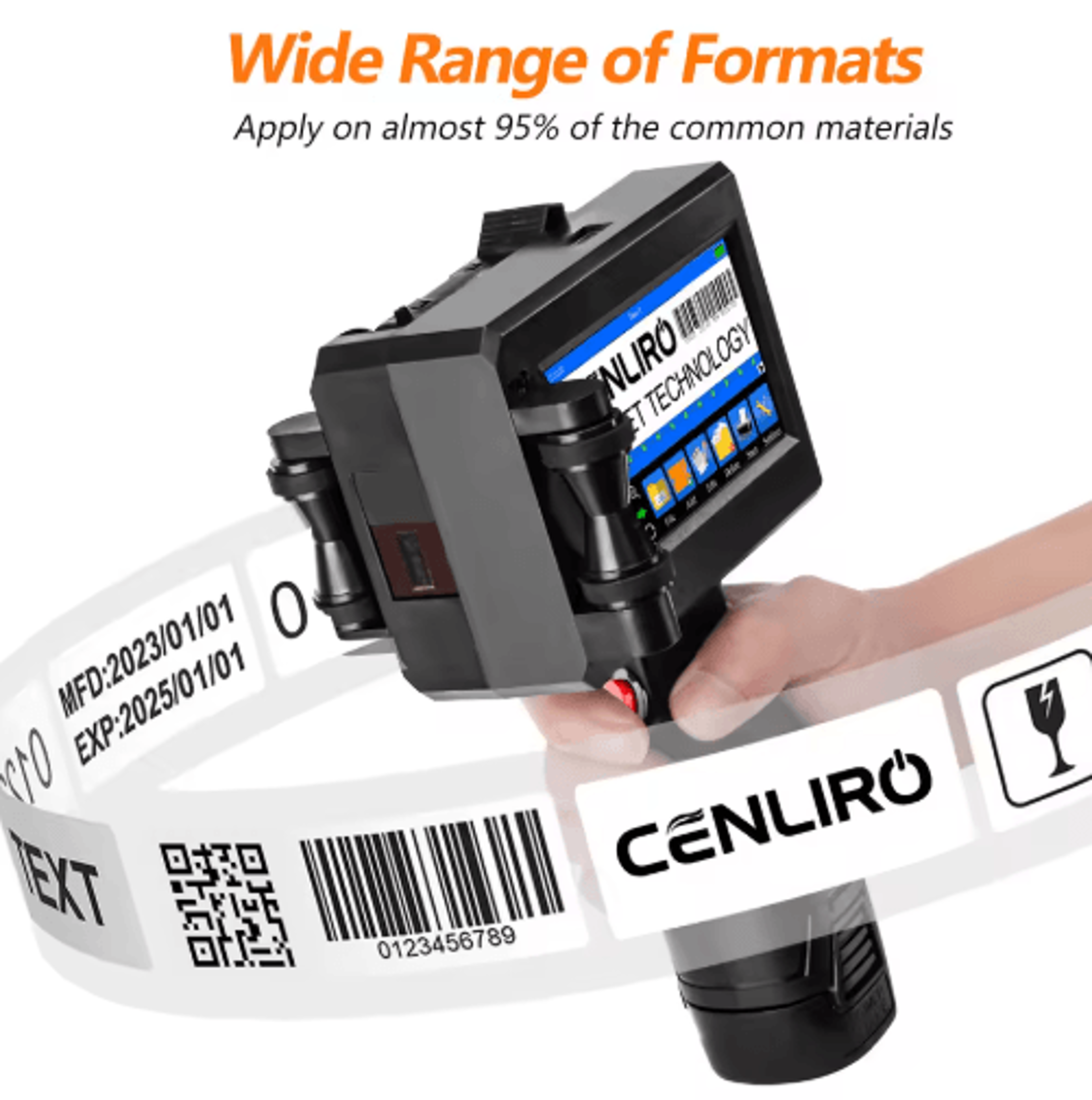 Portable Handheld Inkjet Printer  Date Batch Number  QR Code Coding Machine 11
