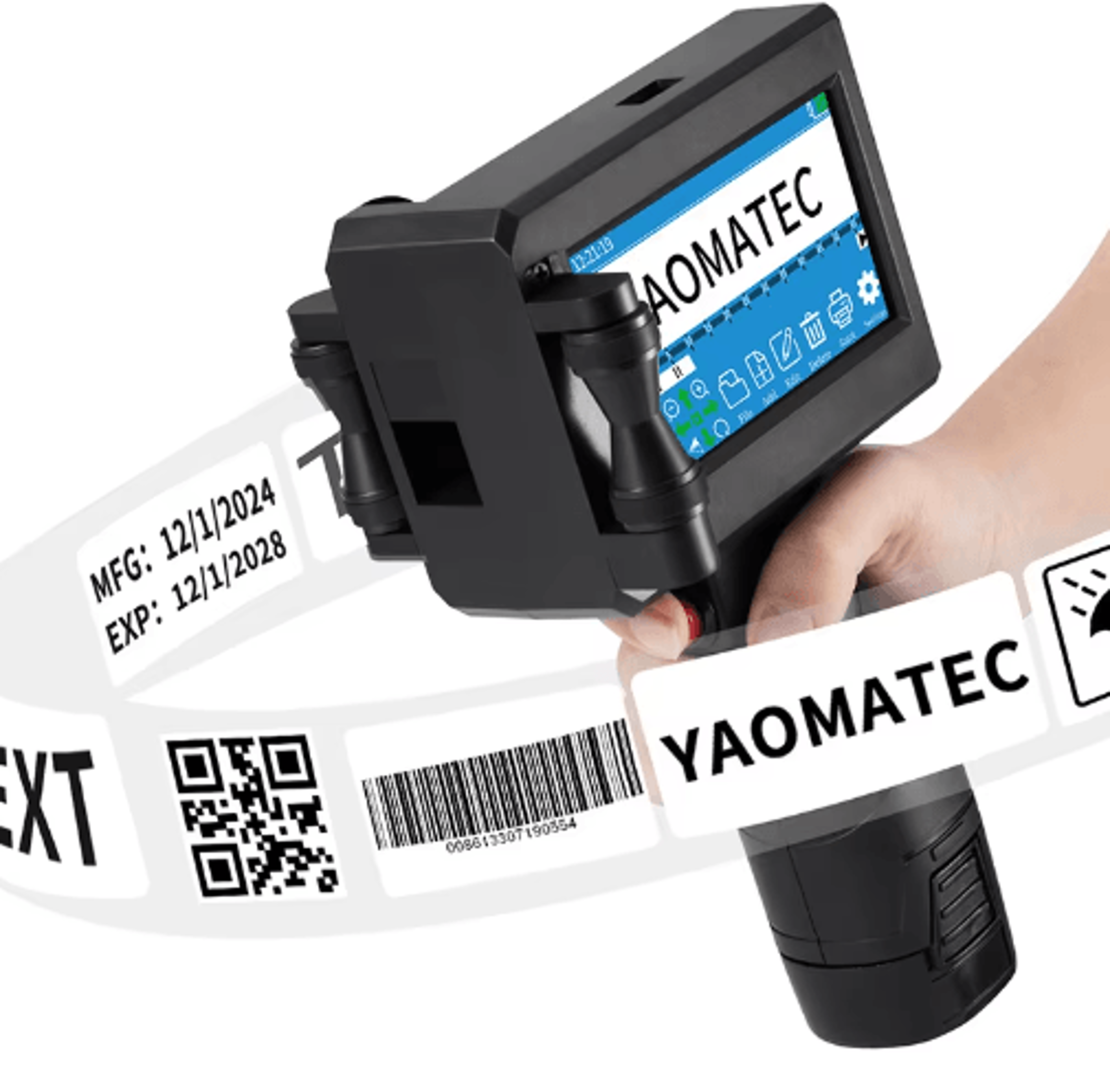S1730 Handheld Thermal Inkjet Printer  28Language Date  Batch Coding Machine 0