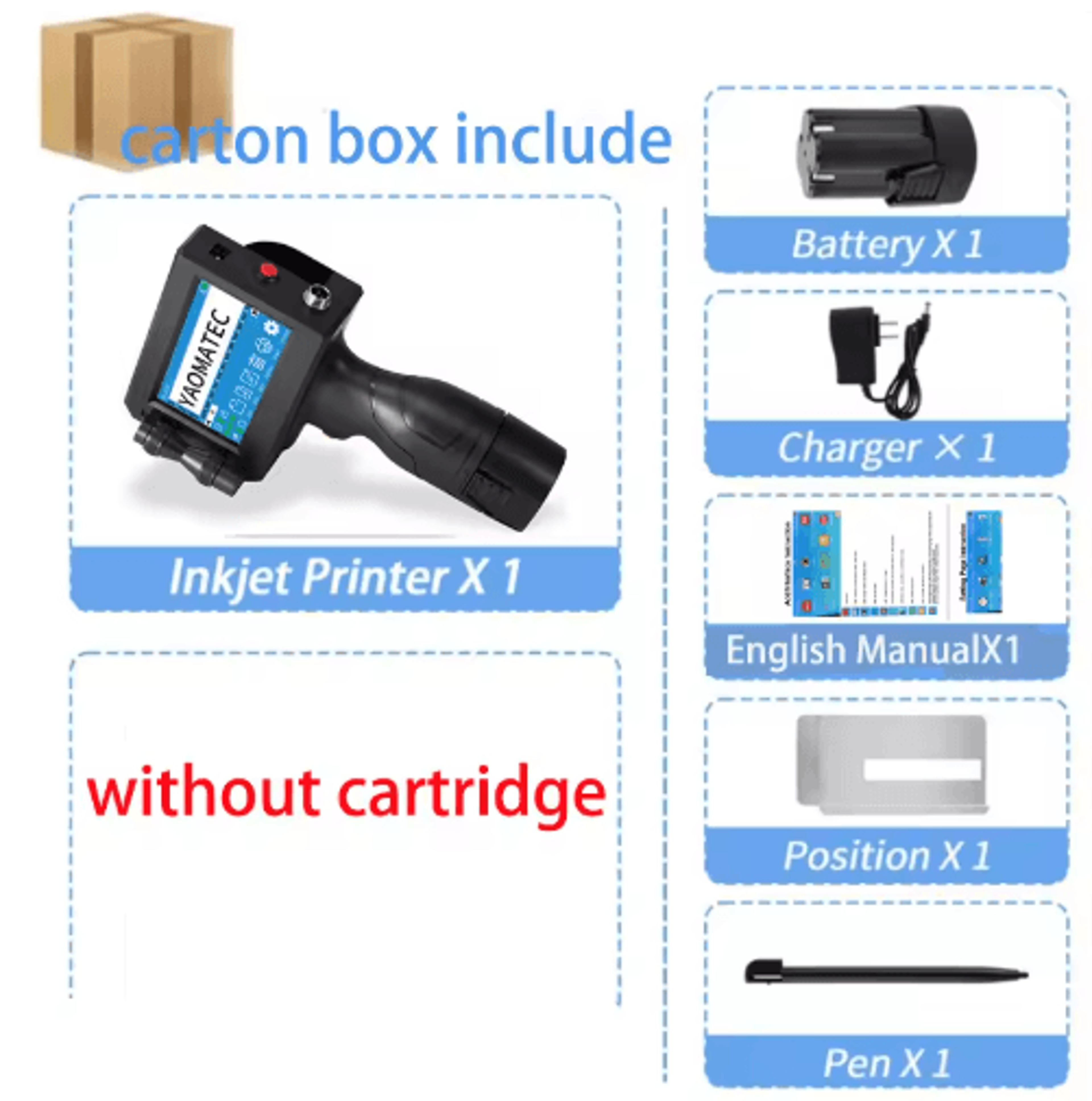 S1730 Handheld Thermal Inkjet Printer  28Language Date  Batch Coding Machine 3