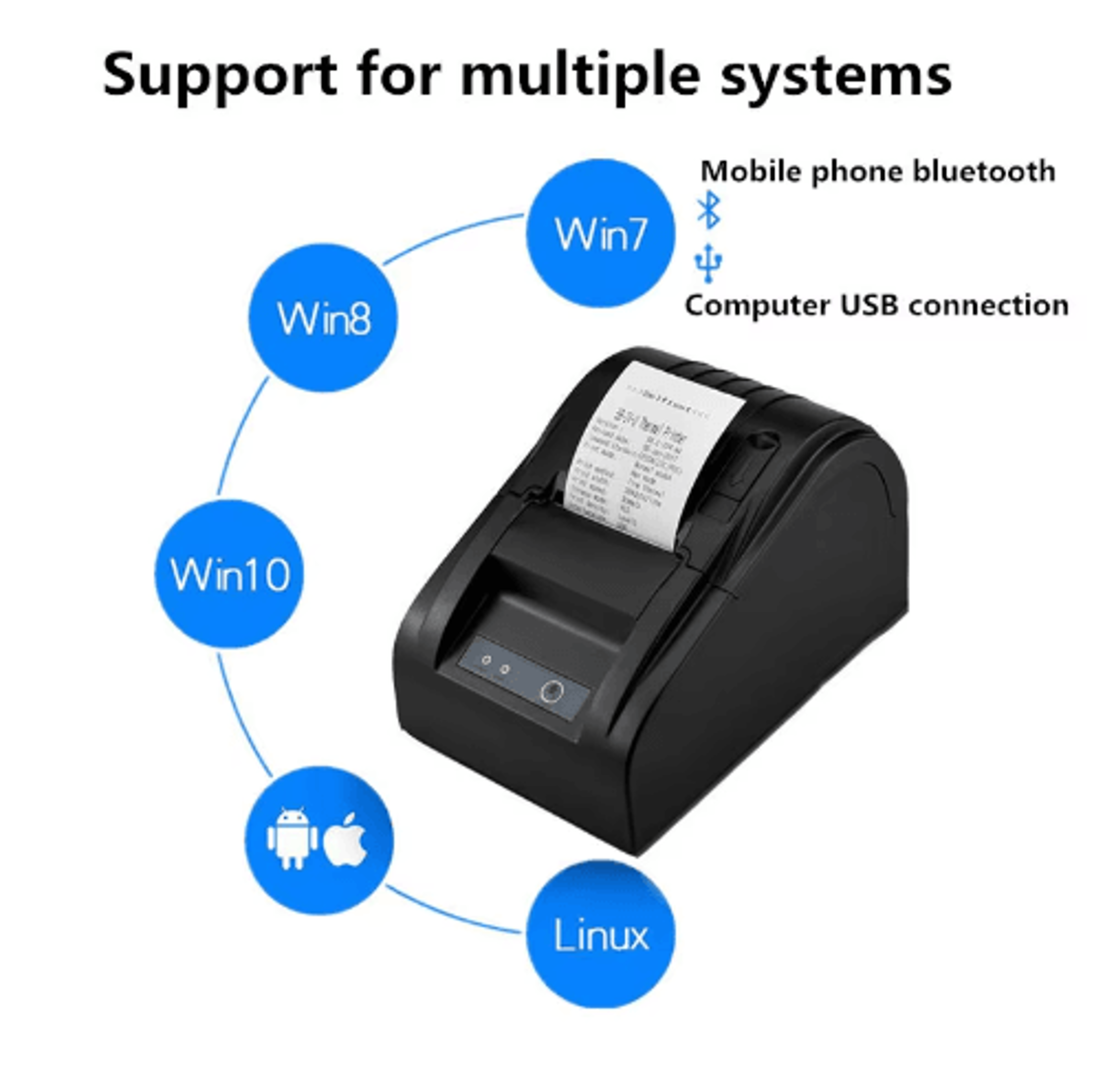 USB RS232 Thermal Receipt Printer  POS Printer For Restaurants  Supermarkets 6