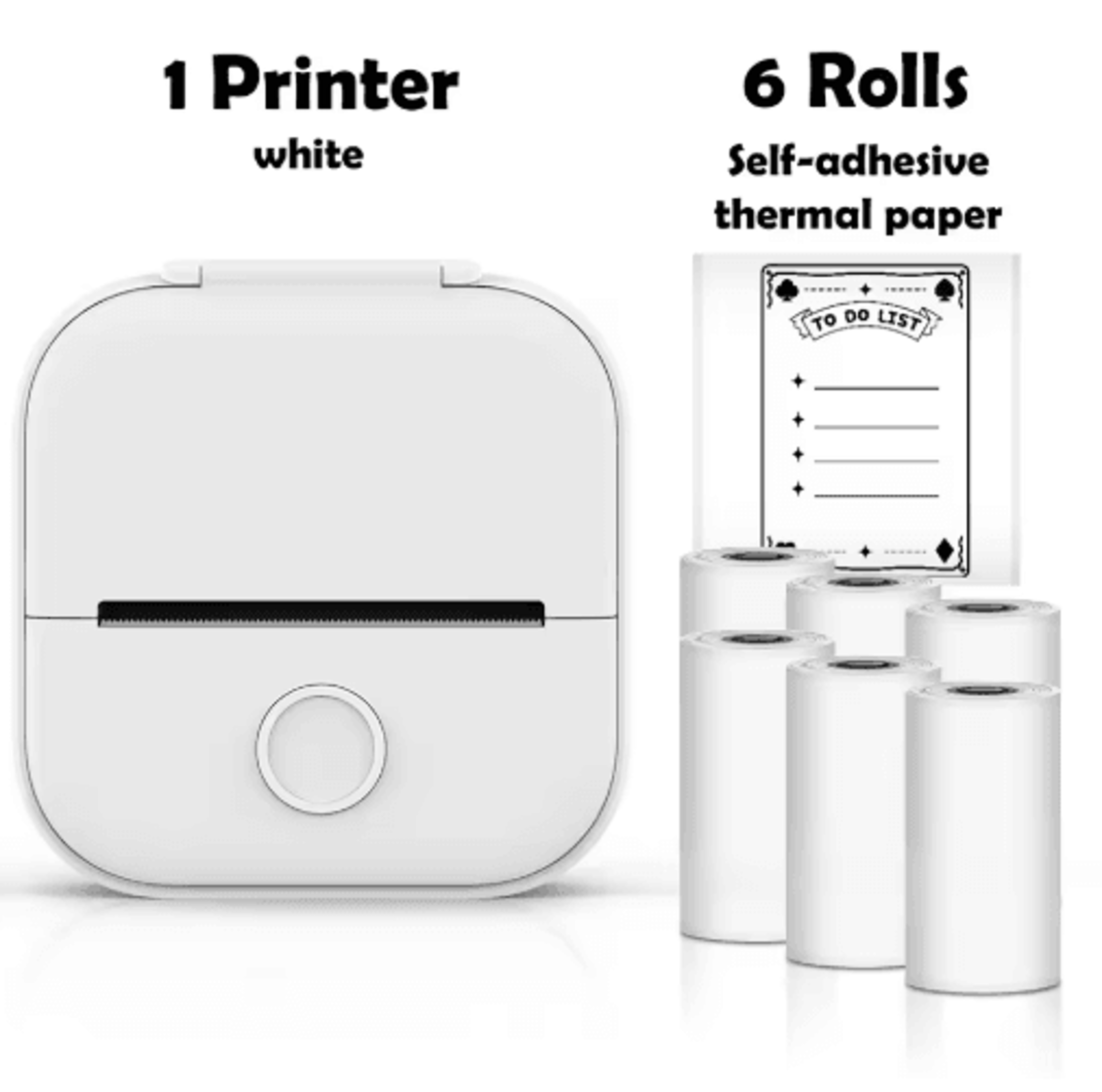 Mini Wireless Thermal Pocket Printer  Portable Sticker Maker For Journaling  DIY Crafts 14