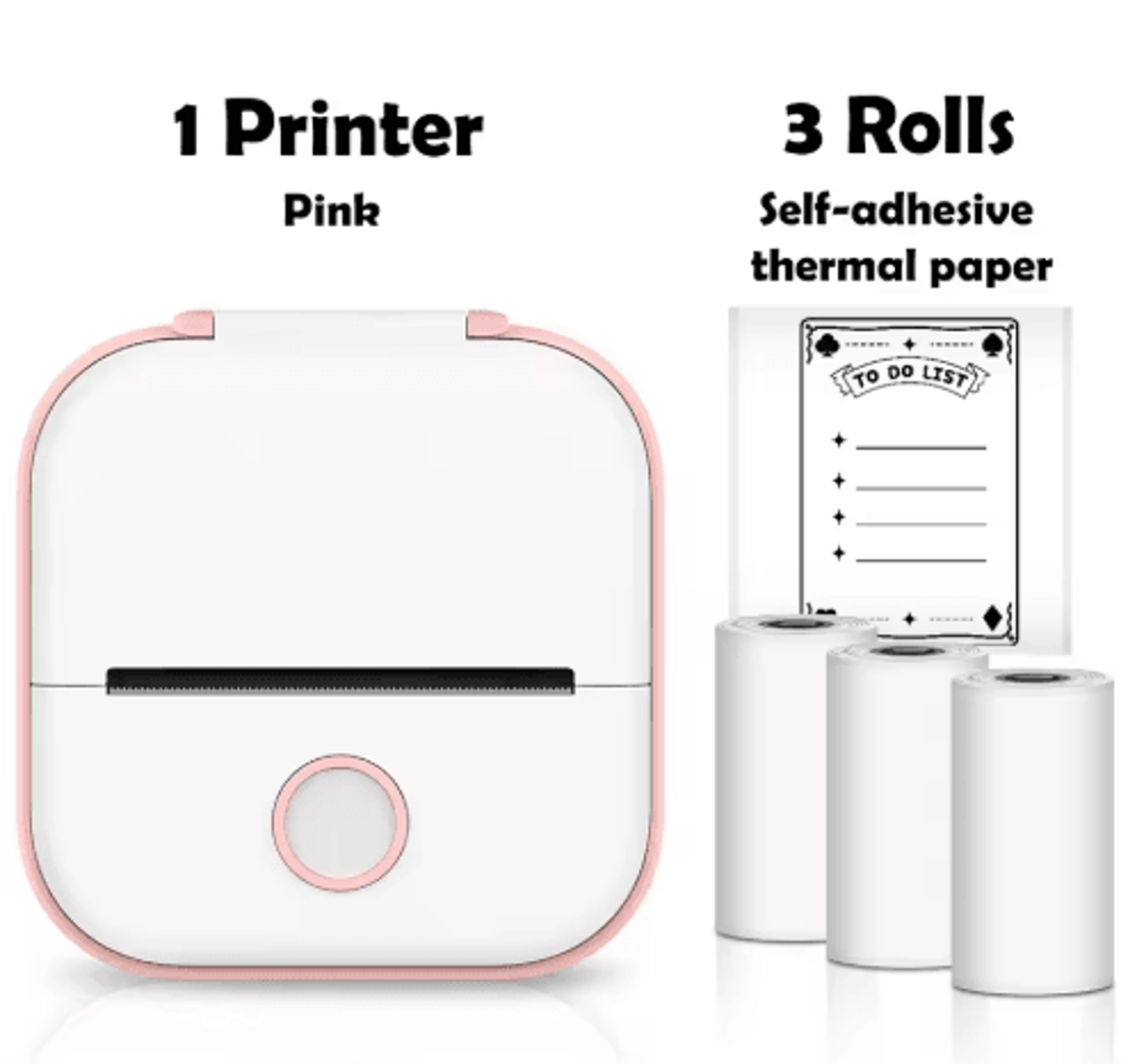 Mini Wireless Thermal Pocket Printer  Portable Sticker Maker For Journaling  DIY Crafts 23