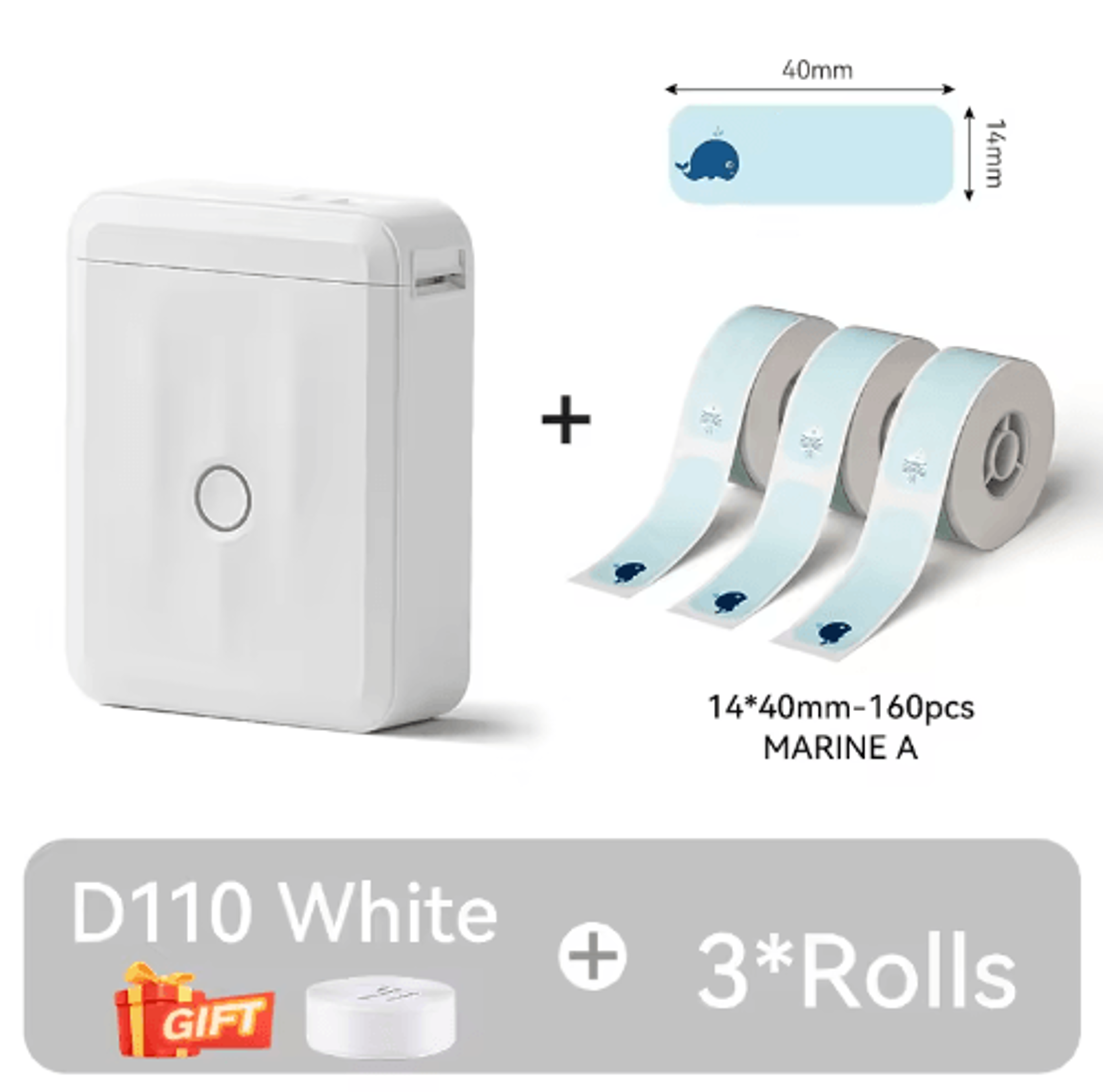 Mini Portable Thermal Label Printer  SelfAdhesive Label Maker For Home Organization 1