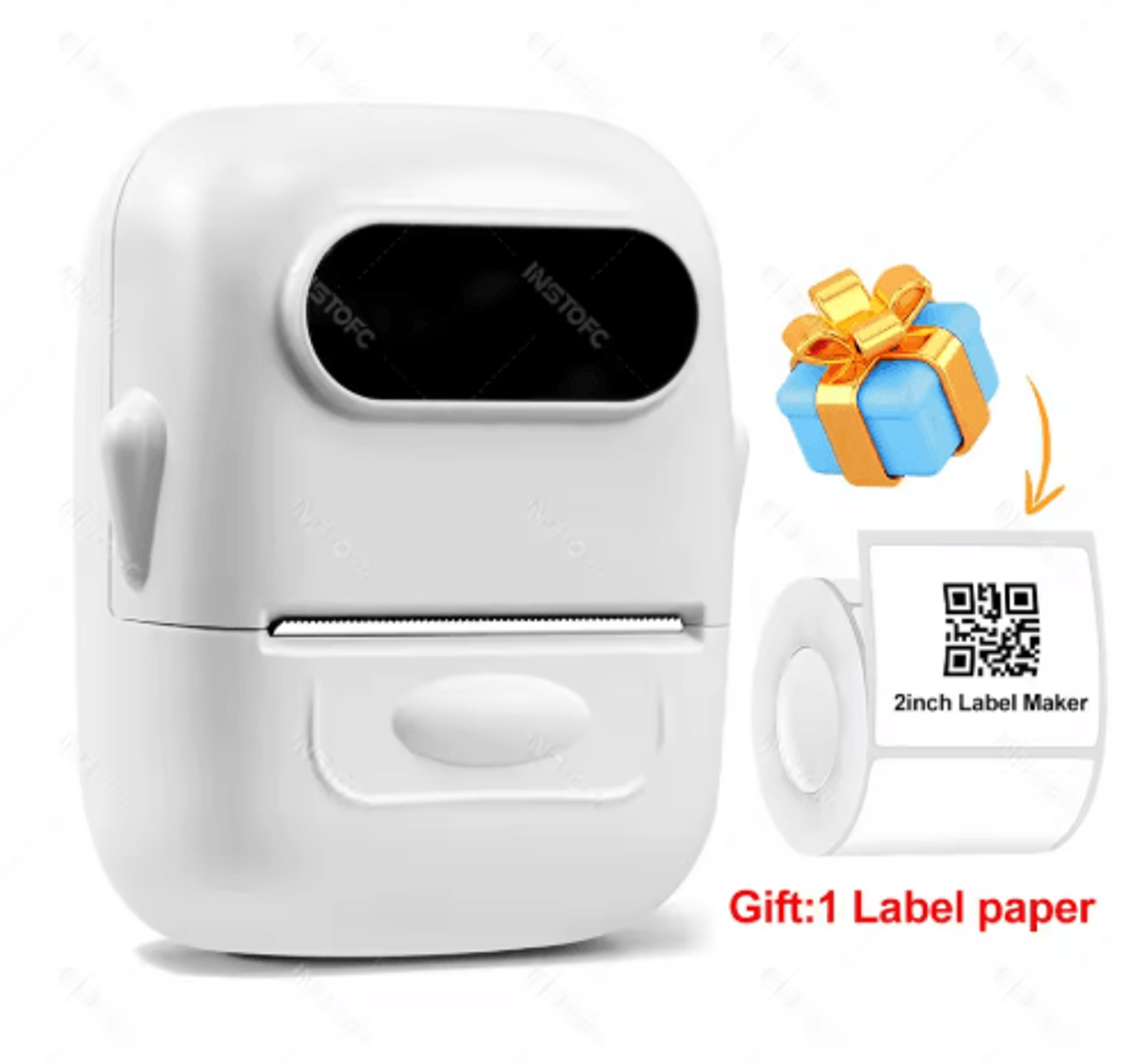 Portable Thermal Label Printer  2Inch Sticker Maker With Label Paper Options 18