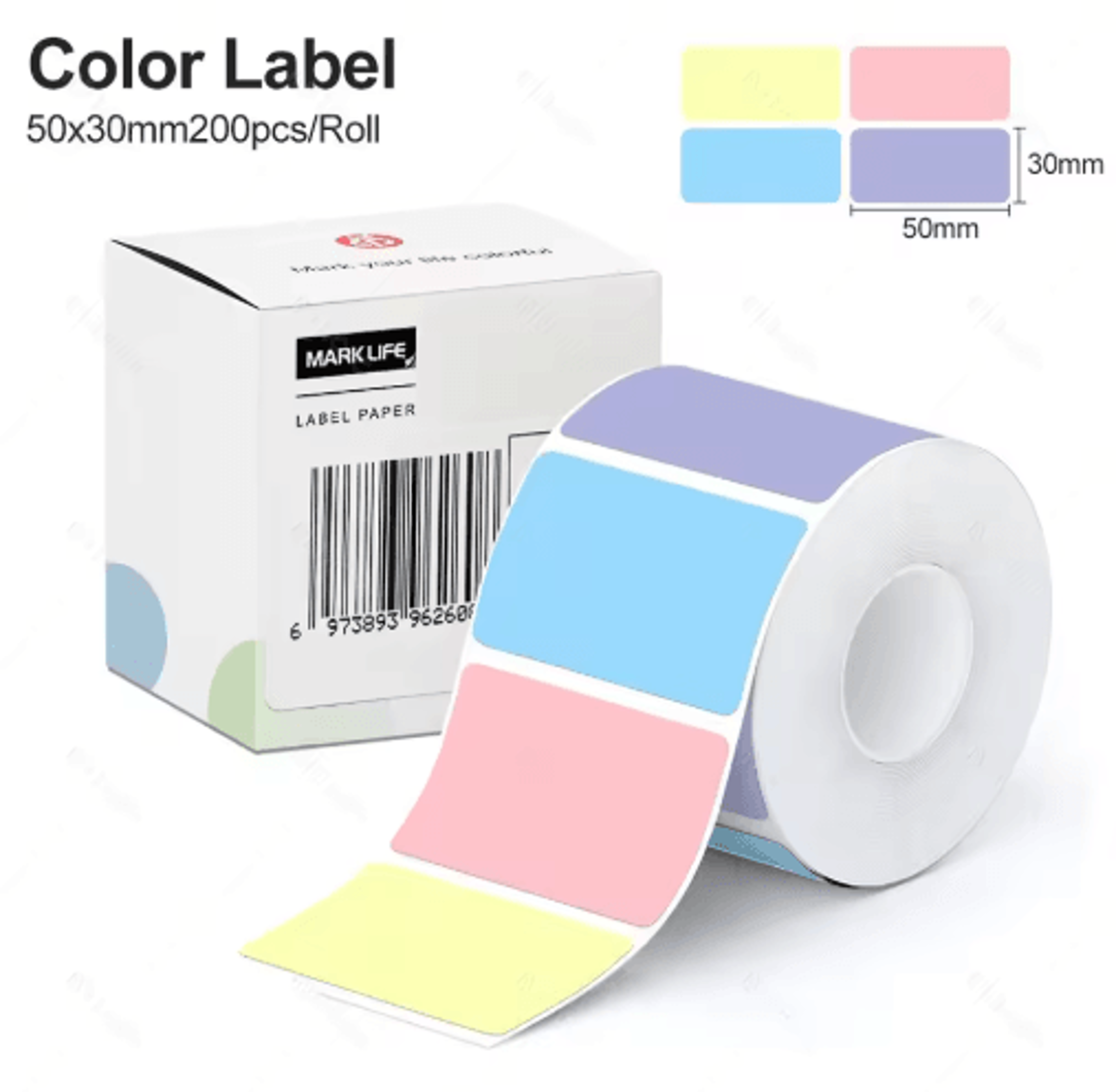 Portable Thermal Label Printer  2Inch Sticker Maker With Label Paper Options 20