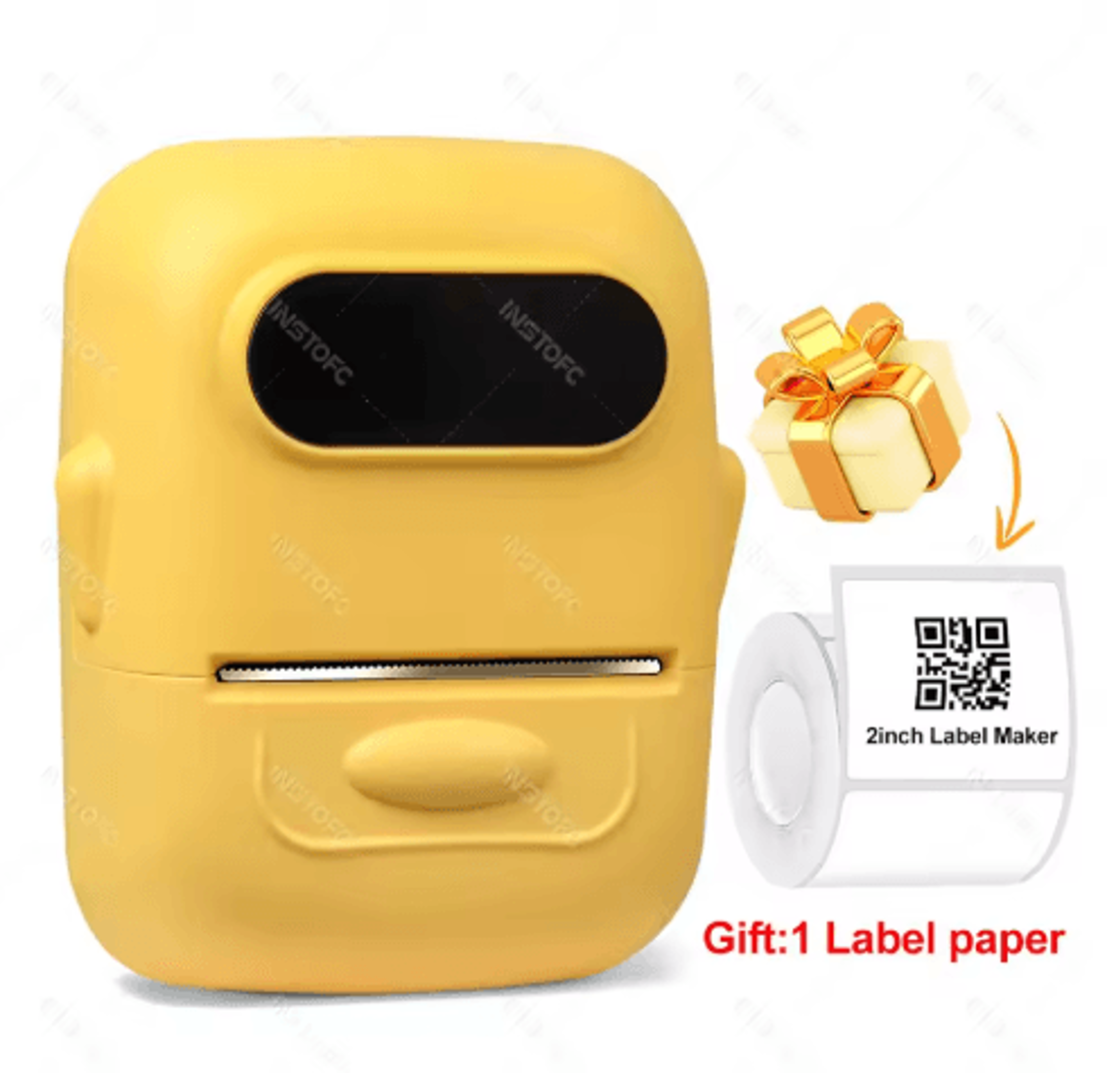 Portable Thermal Label Printer  2Inch Sticker Maker With Label Paper Options 16