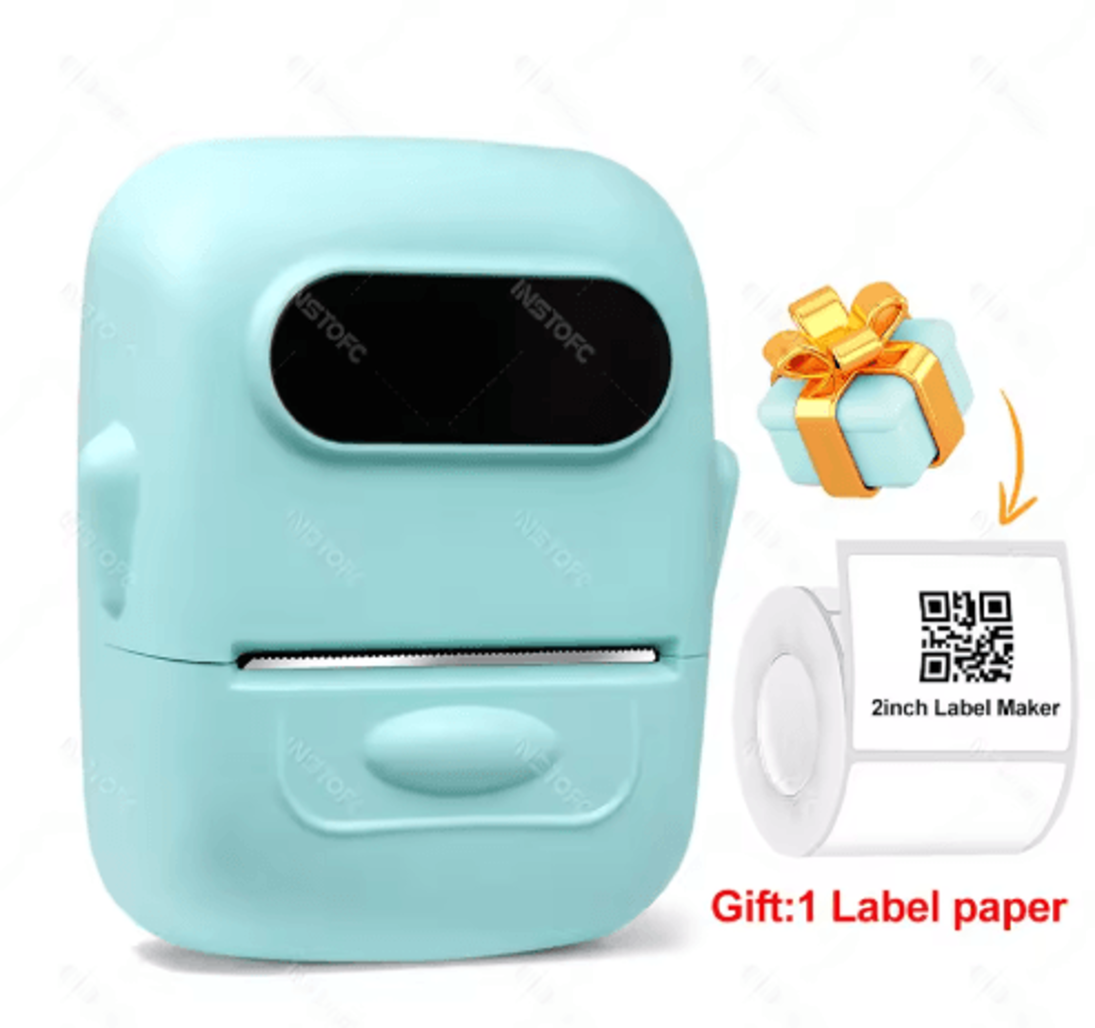 Portable Thermal Label Printer  2Inch Sticker Maker With Label Paper Options 23