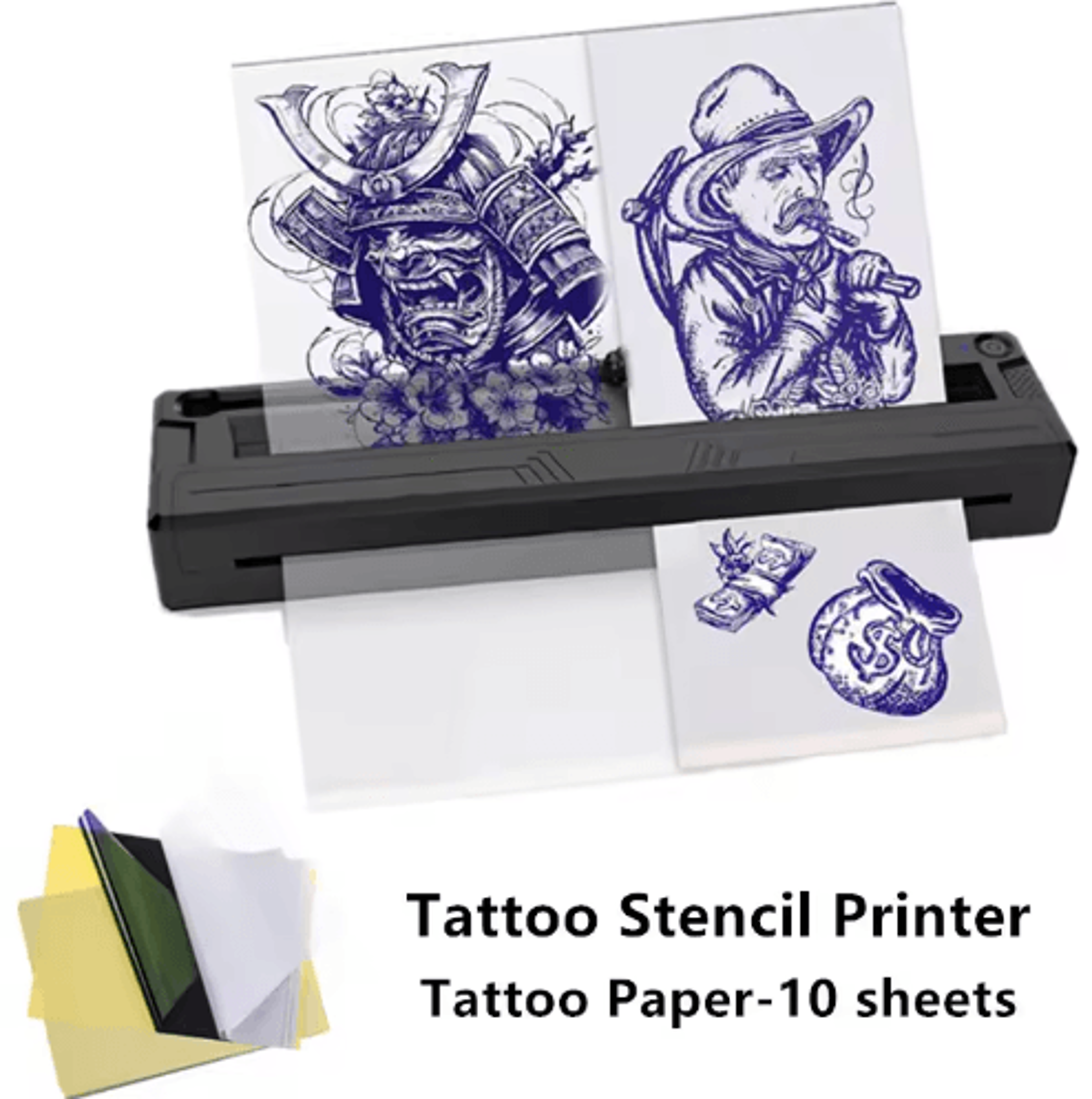 Portable Bluetooth Tattoo Stencil Printer  Wireless Thermal Tattoo Transfer Printer For Beginners   1