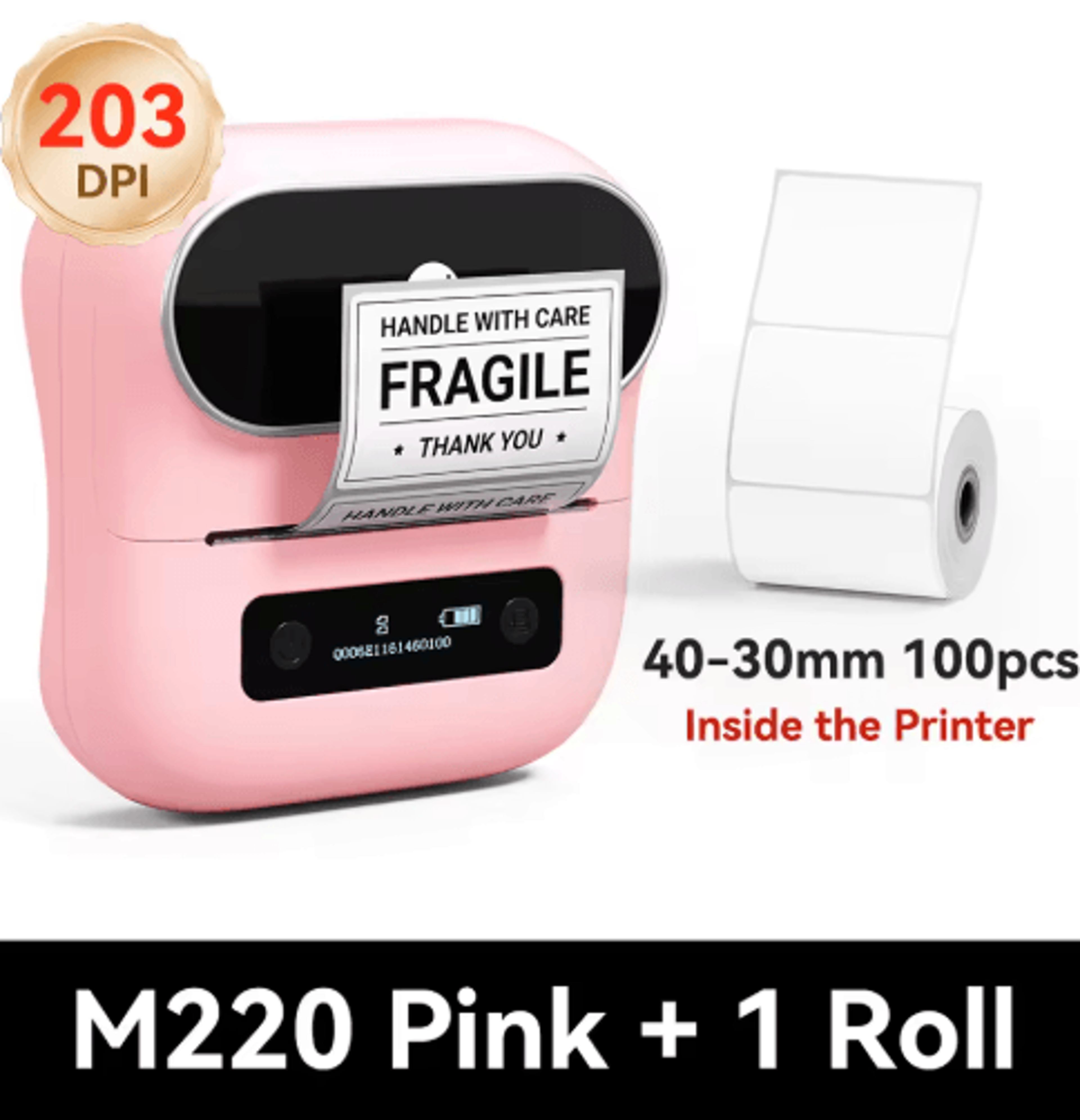 Portable Thermal Label Printer  Multifunctional Sticker Maker For Office  Clothing Tags 1
