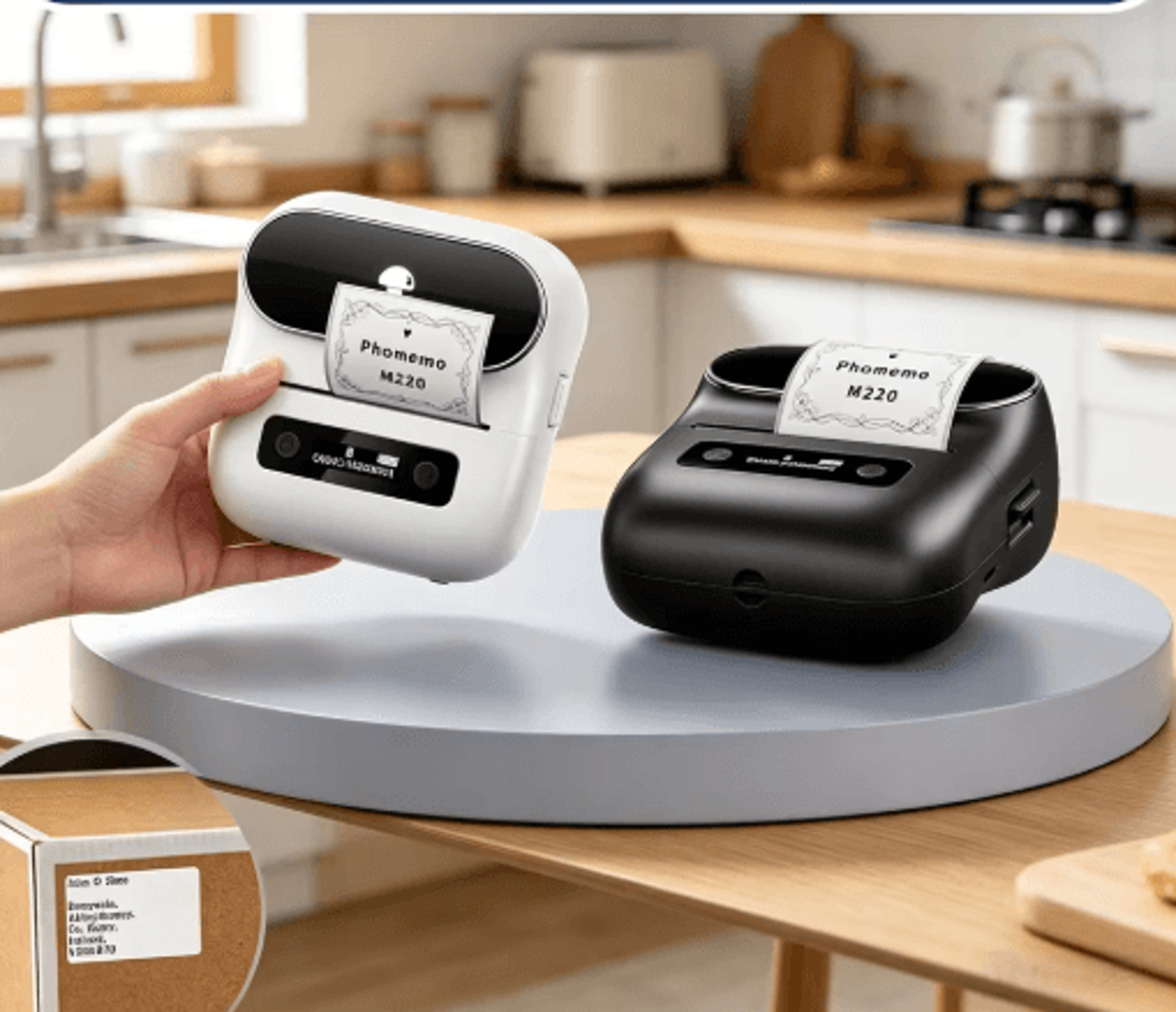 Portable Thermal Label Printer  Multifunctional Sticker Maker For Office  Clothing Tags 0