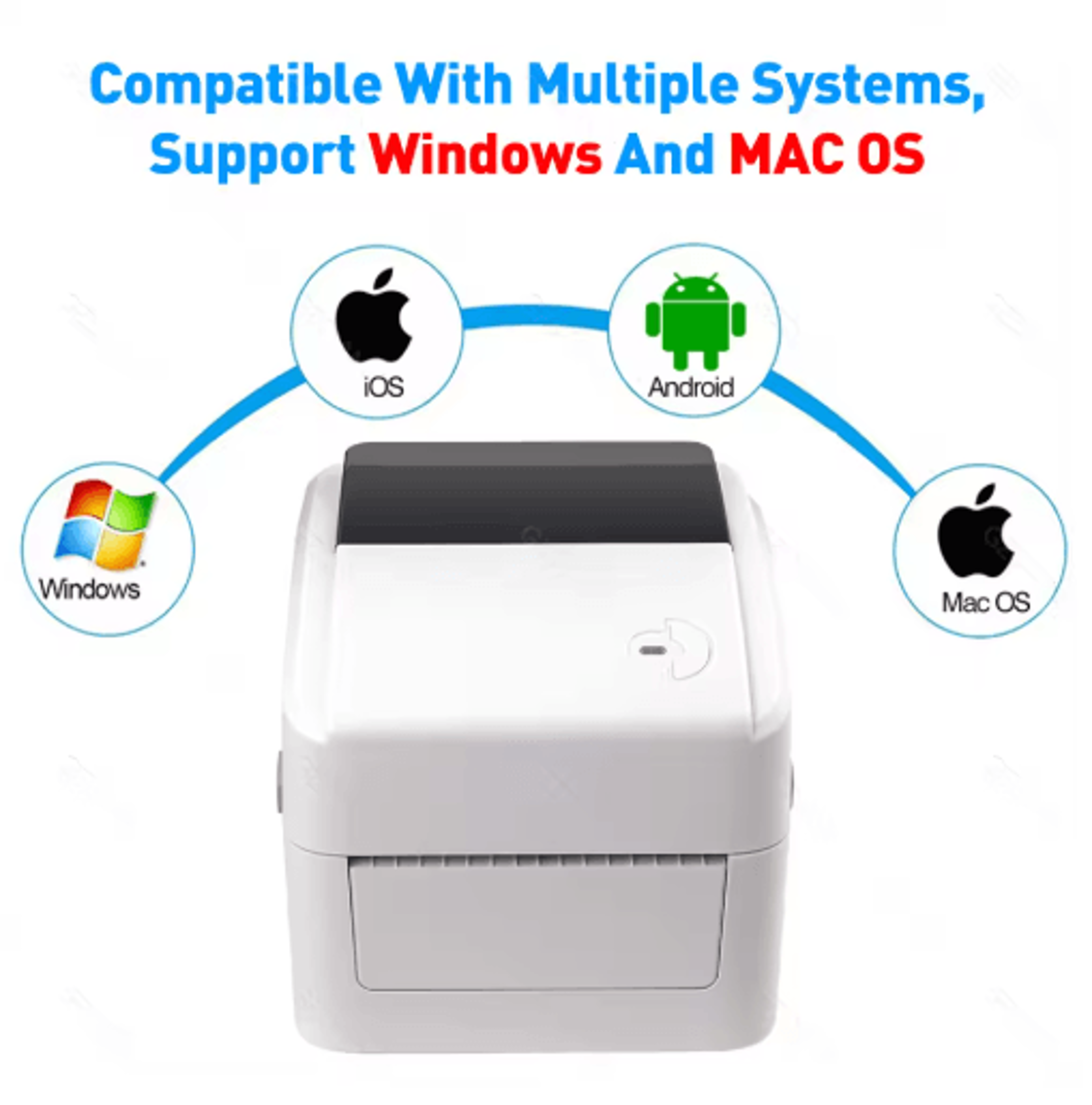 XPrinter 4Inch Thermal Shipping Label Printer  110mm USB WiFi  Ethernet Label Maker 8