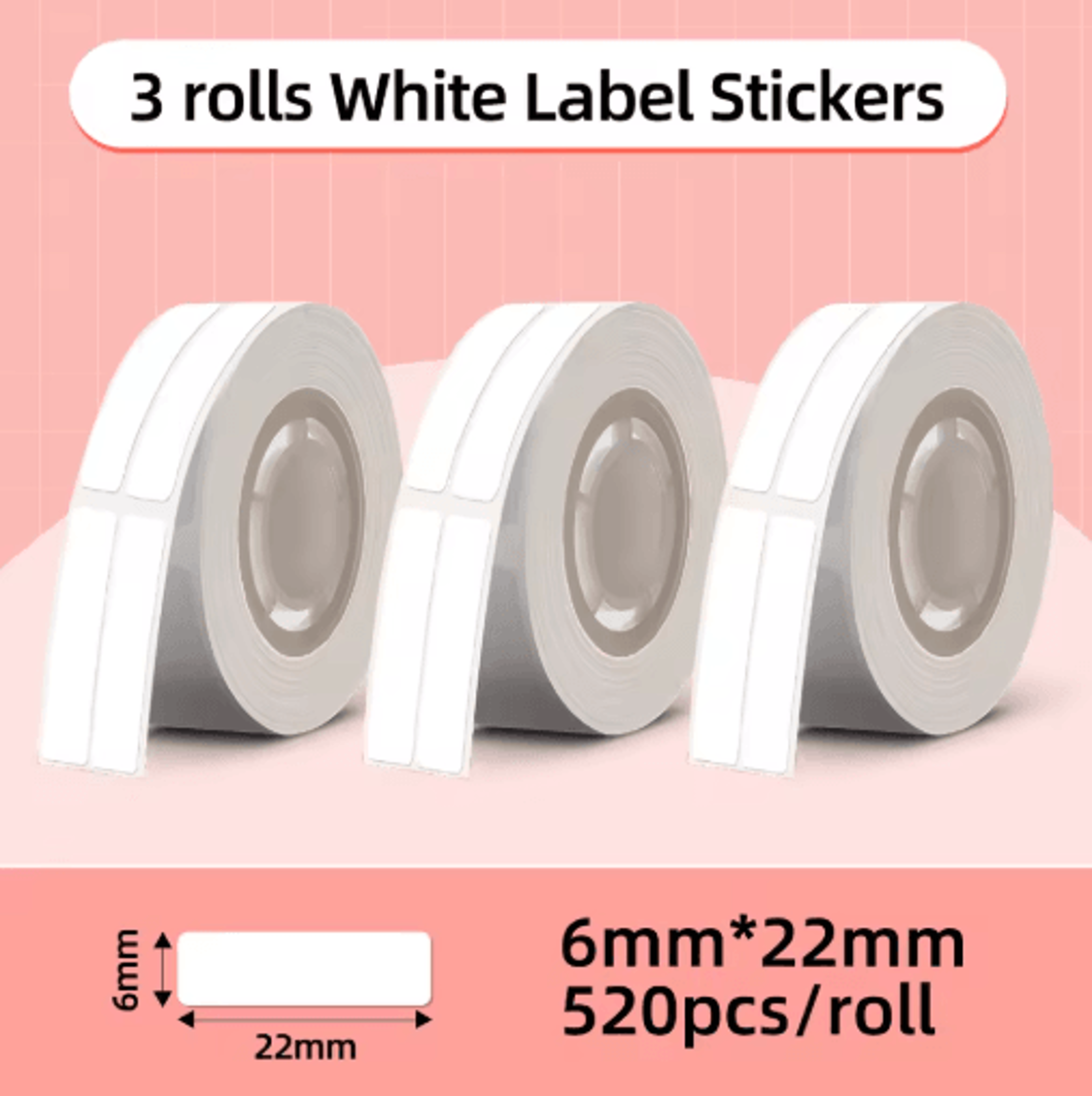 Mini Bluetooth Thermal Label Printer  Portable 615mm Sticker Label Maker 20
