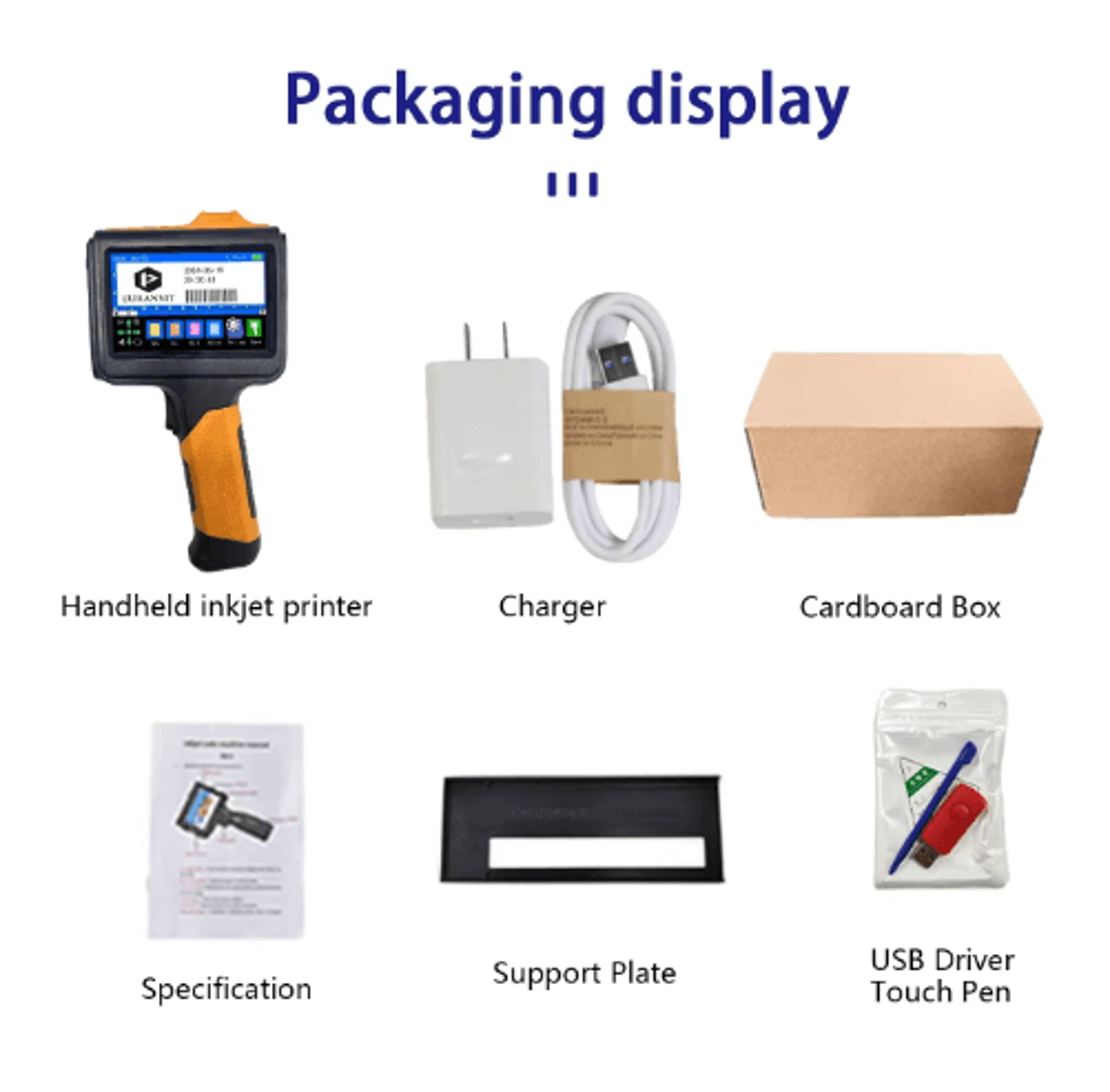 Portable Handheld Inkjet Printer  Expiration Date QR Code  Barcode Coding Machine 4