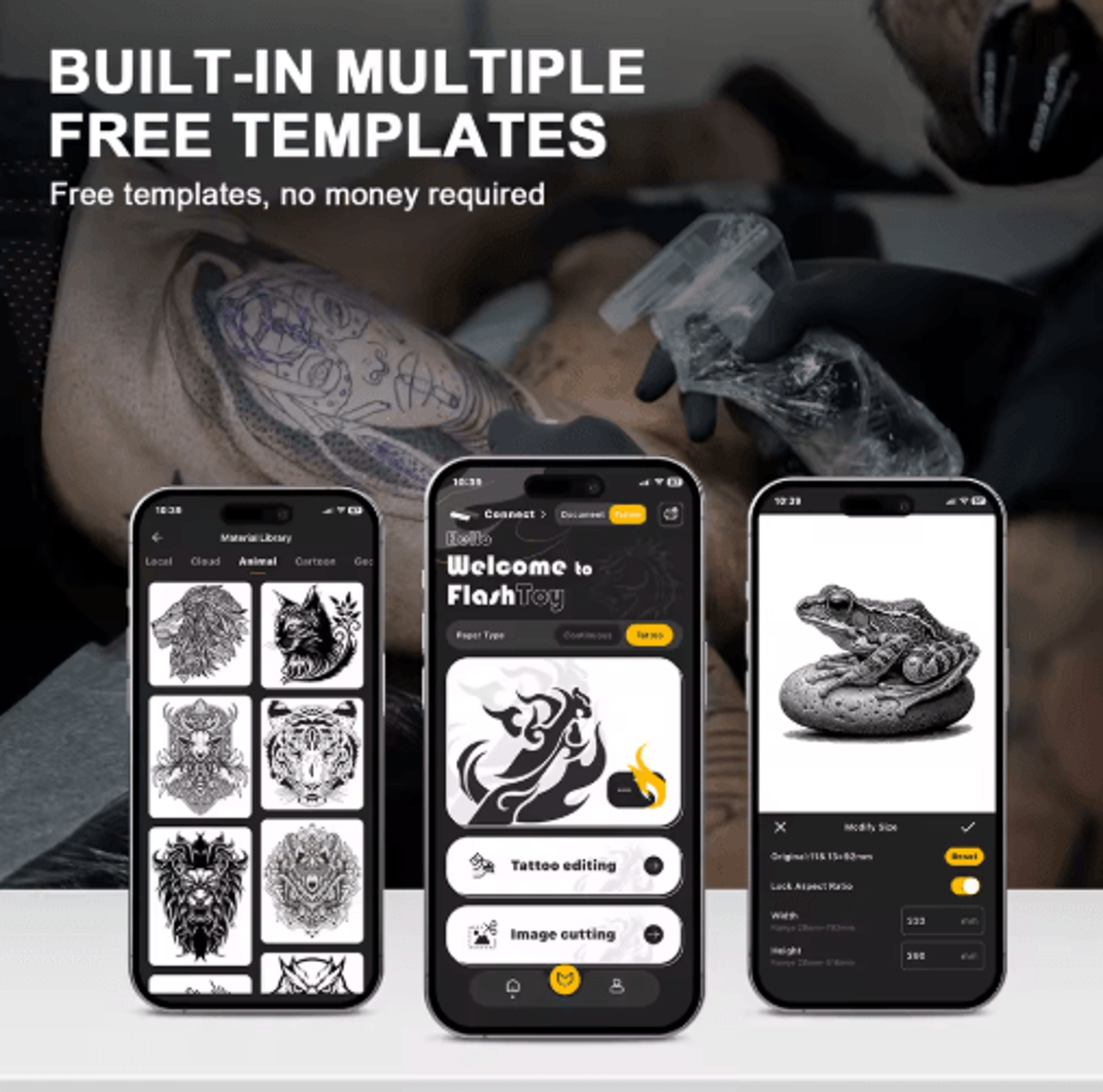 ST80 Wireless Tattoo Stencil Printer  203dpi A4 Thermal Transfer Printer 5