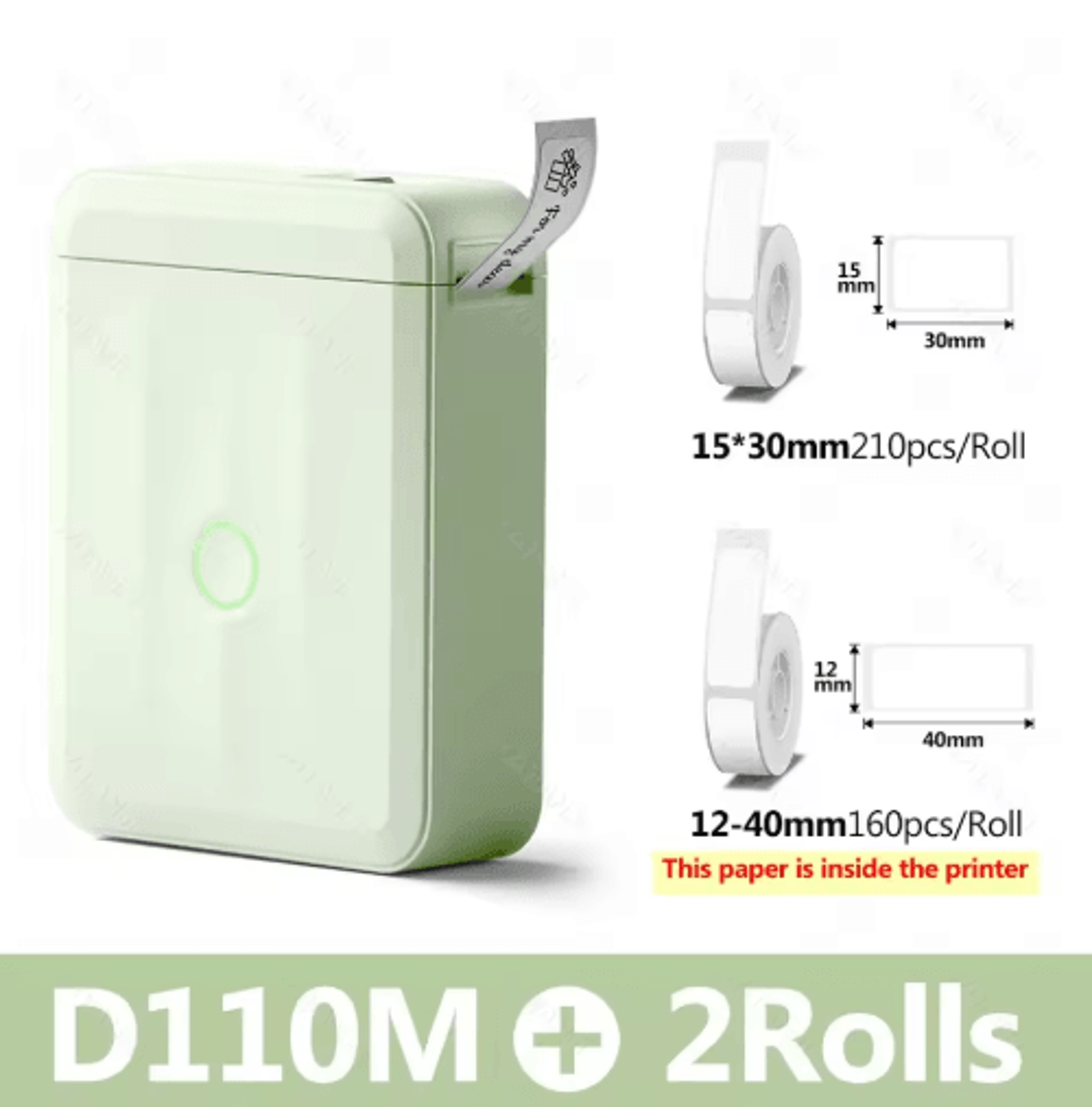 D110 Smart Portable Label Printer  Mini Thermal Sticker Maker For Home  Office 1
