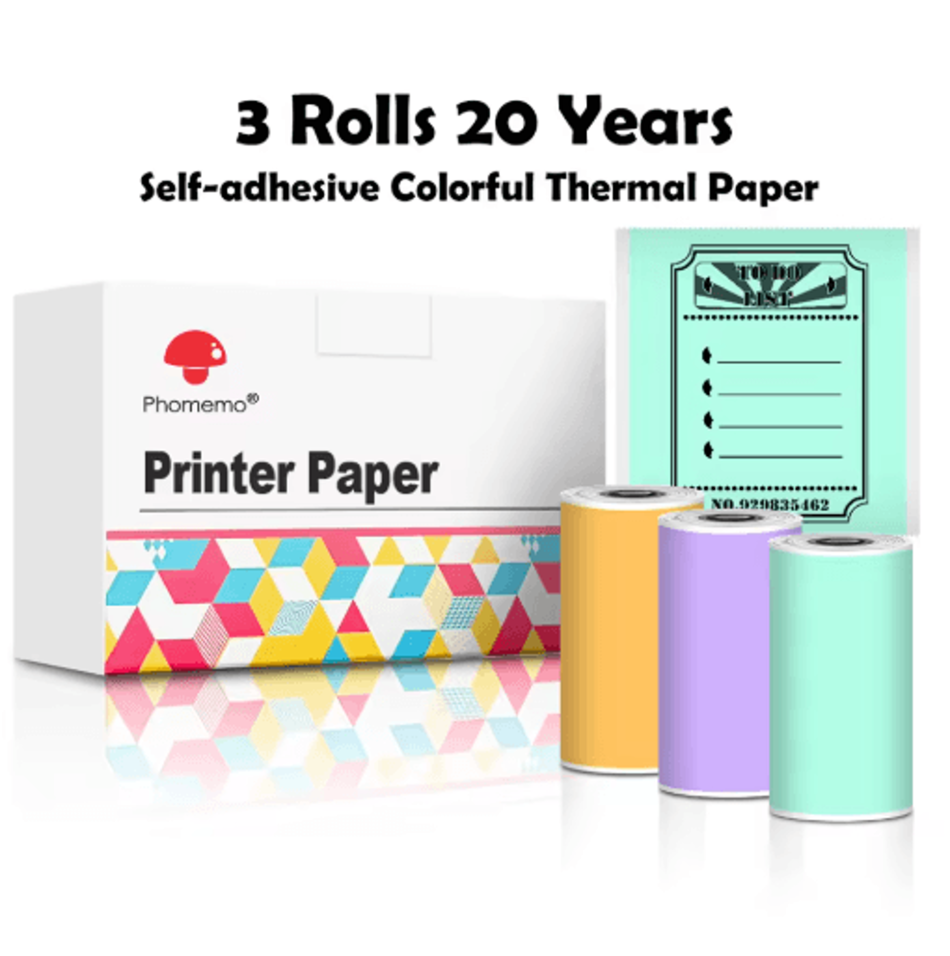 T02 Mini Portable Thermal Printer  Wireless Inkless Pocket Sticker Maker 1