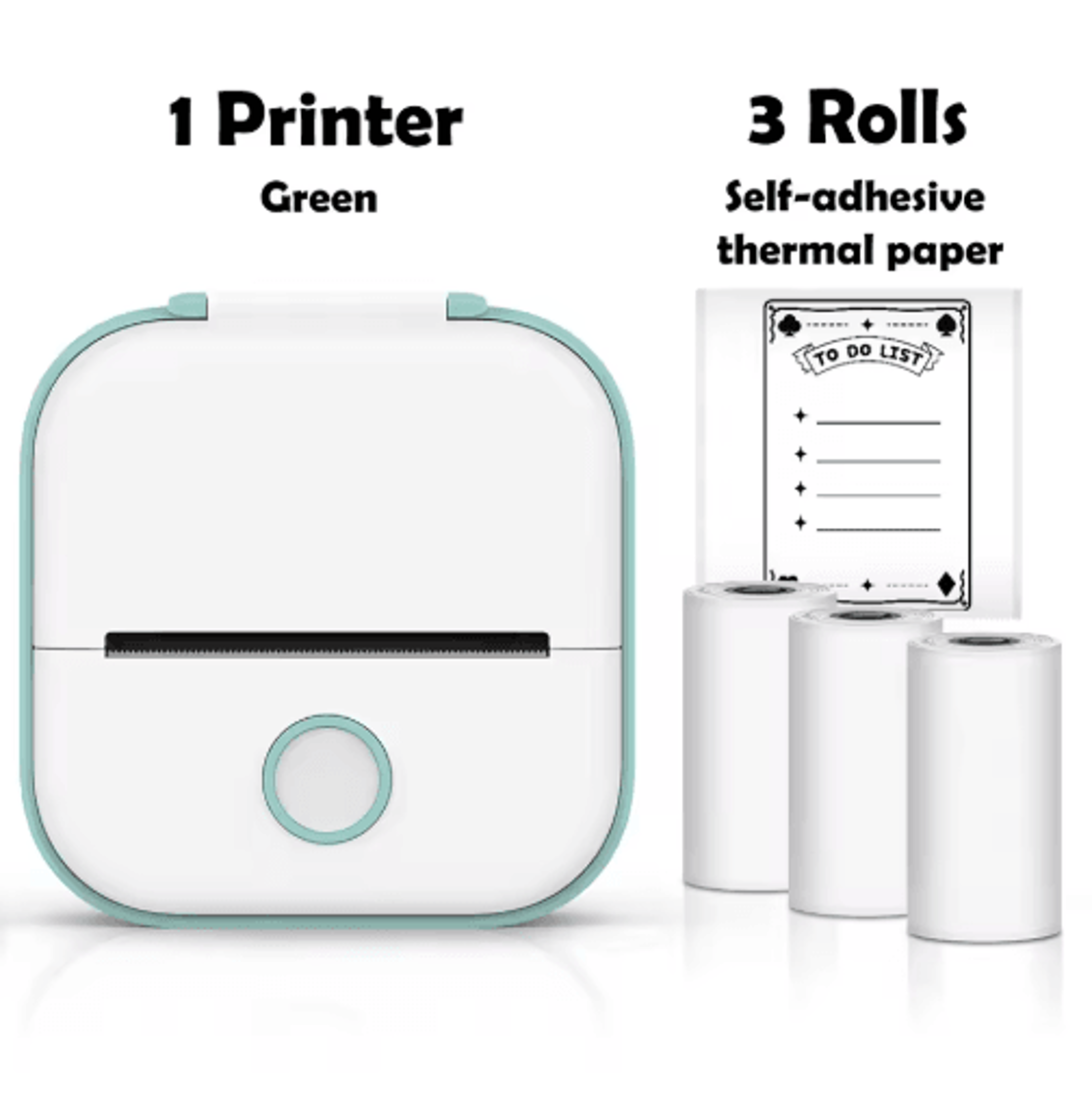 T02 Mini Portable Thermal Printer  Wireless Inkless Pocket Sticker Maker 14