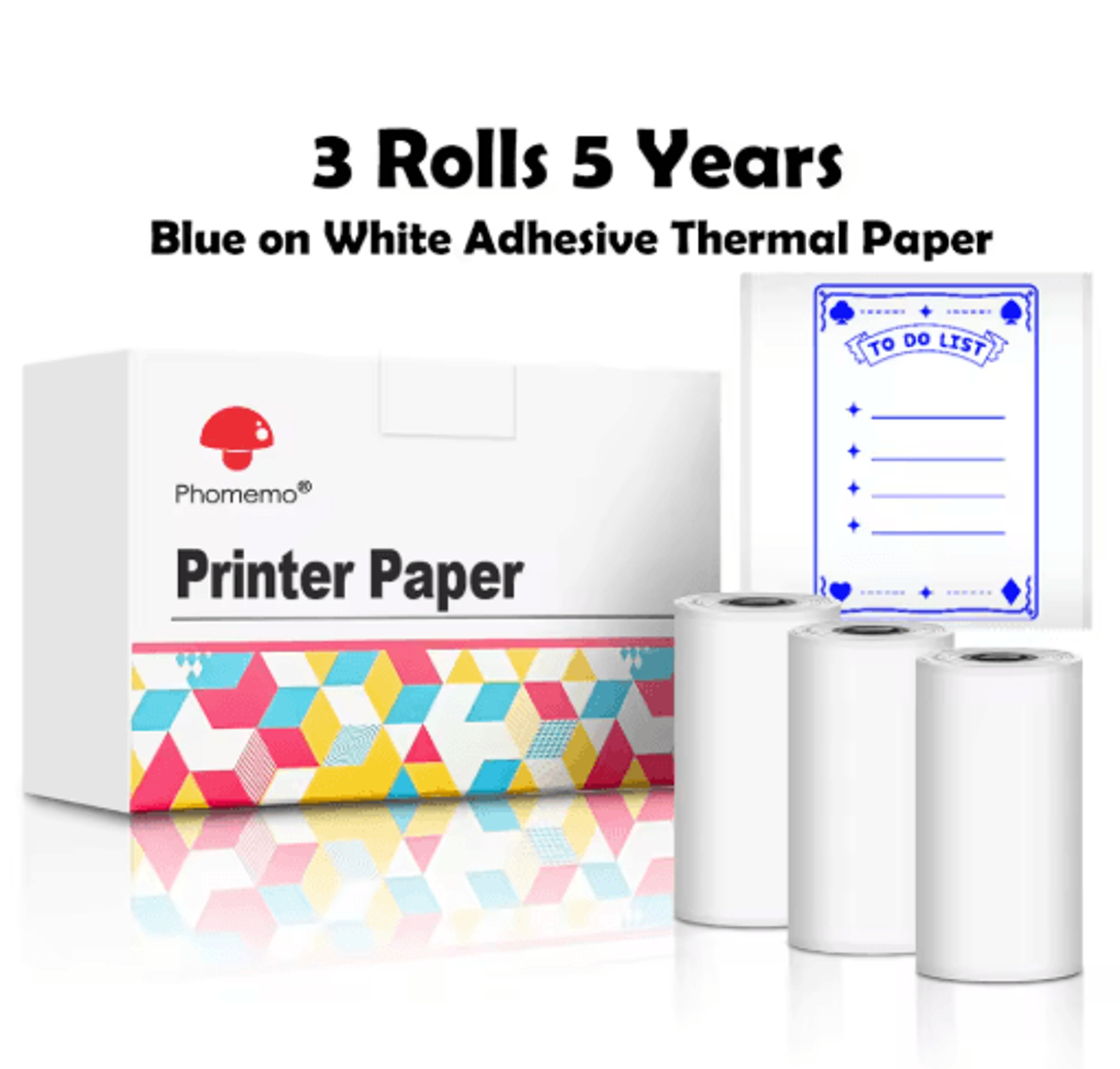 T02 Mini Portable Thermal Printer  Wireless Inkless Pocket Sticker Maker 15