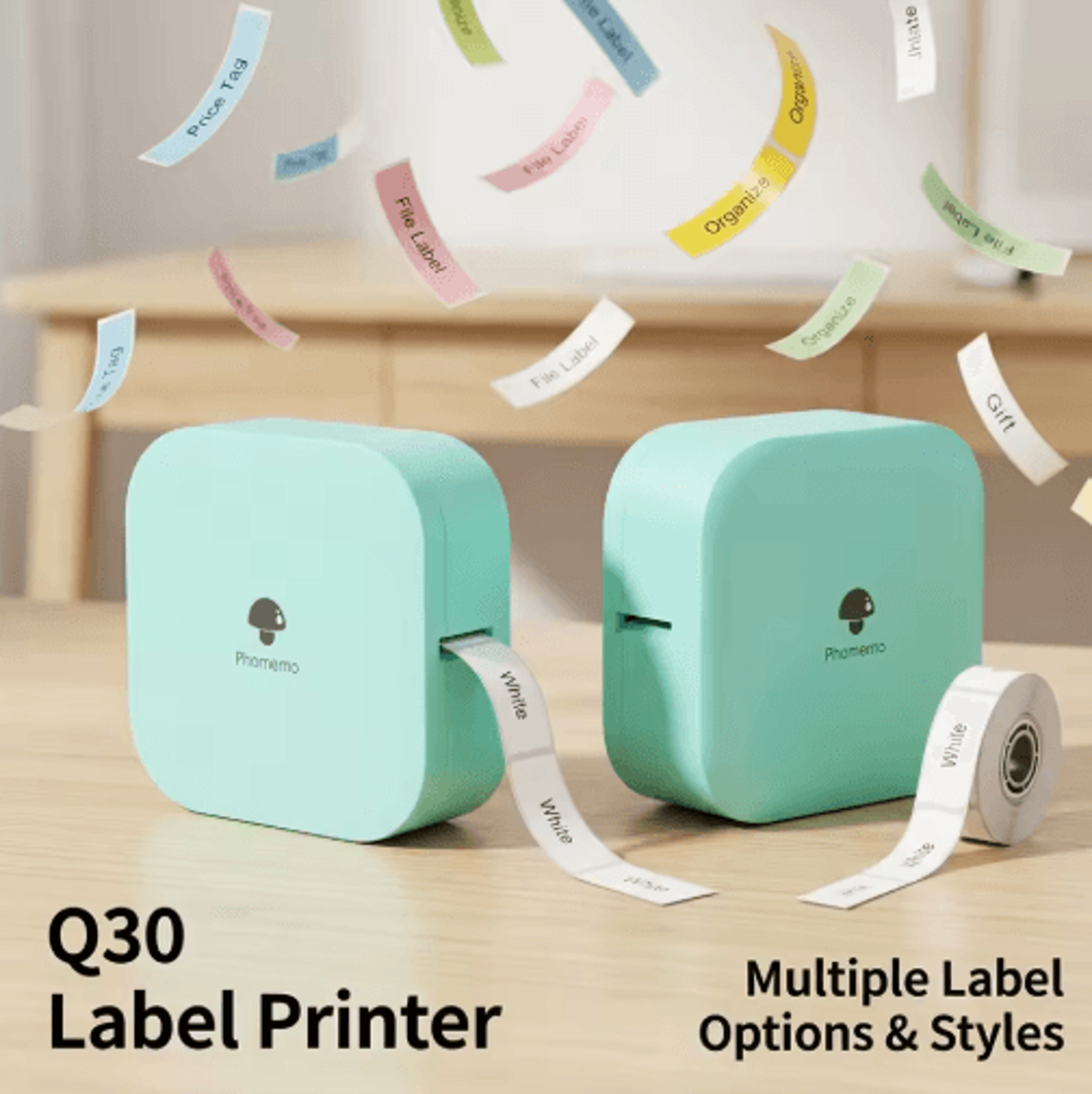 Q30 Wireless Mini Label Maker  Portable Thermal Sticker  Barcode Printer 0