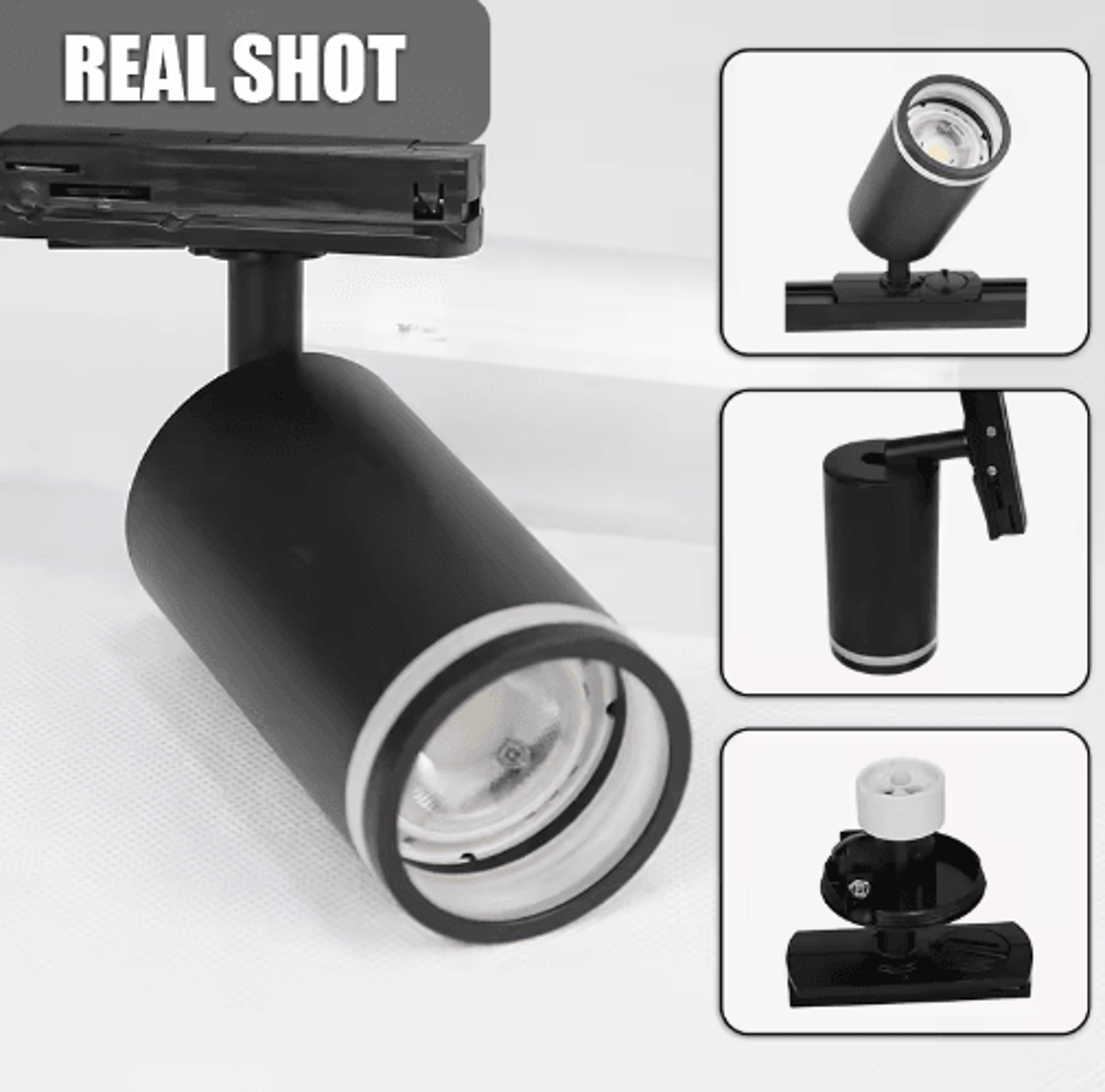 220V LED Track Spotlight  Modern Ceiling  Wall Rail Lighting Fixture 15