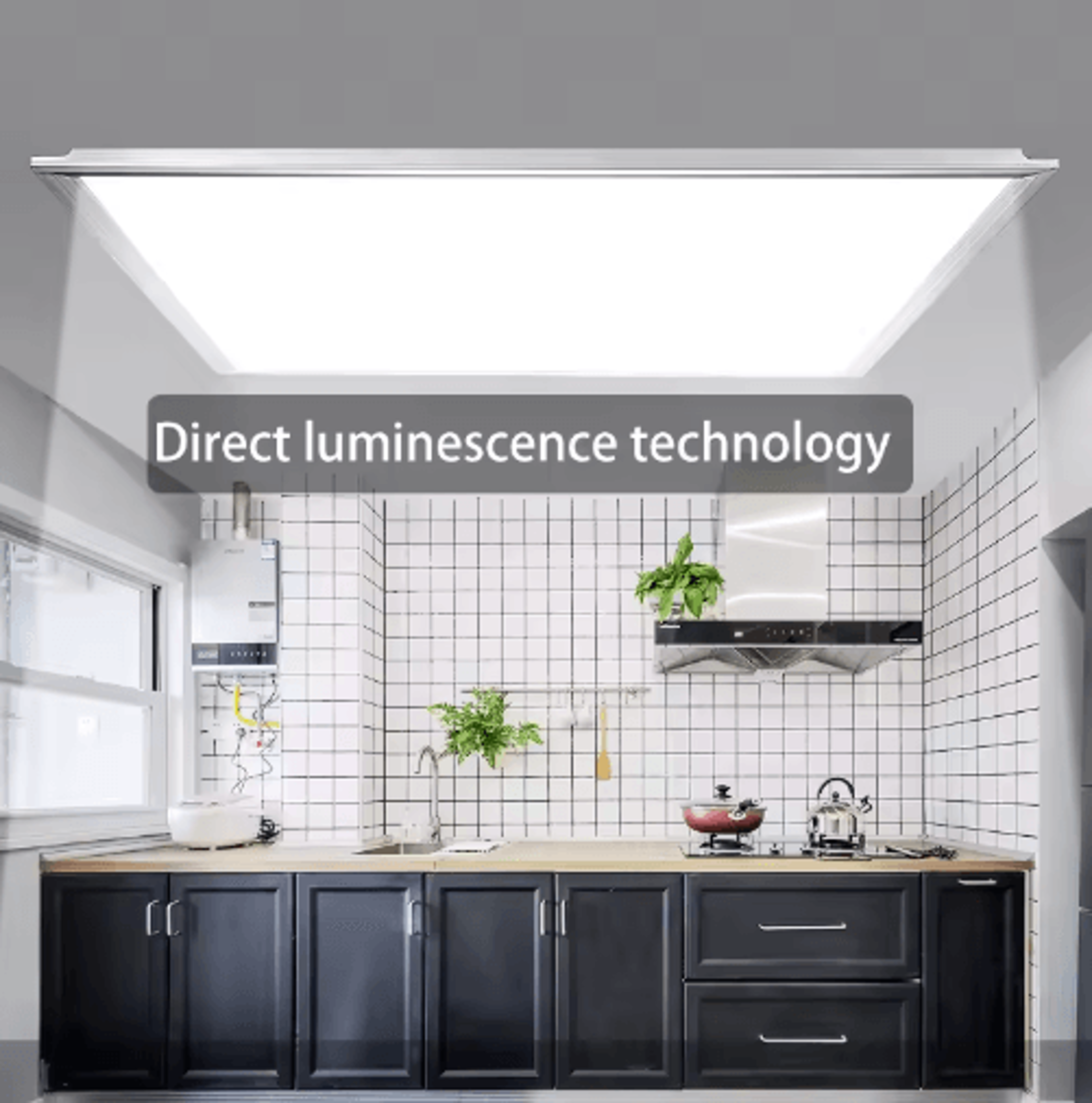 UltraThin Square LED Ceiling Panel Light  Recessed Flat Lamp For Office  Indoor Lighting 4
