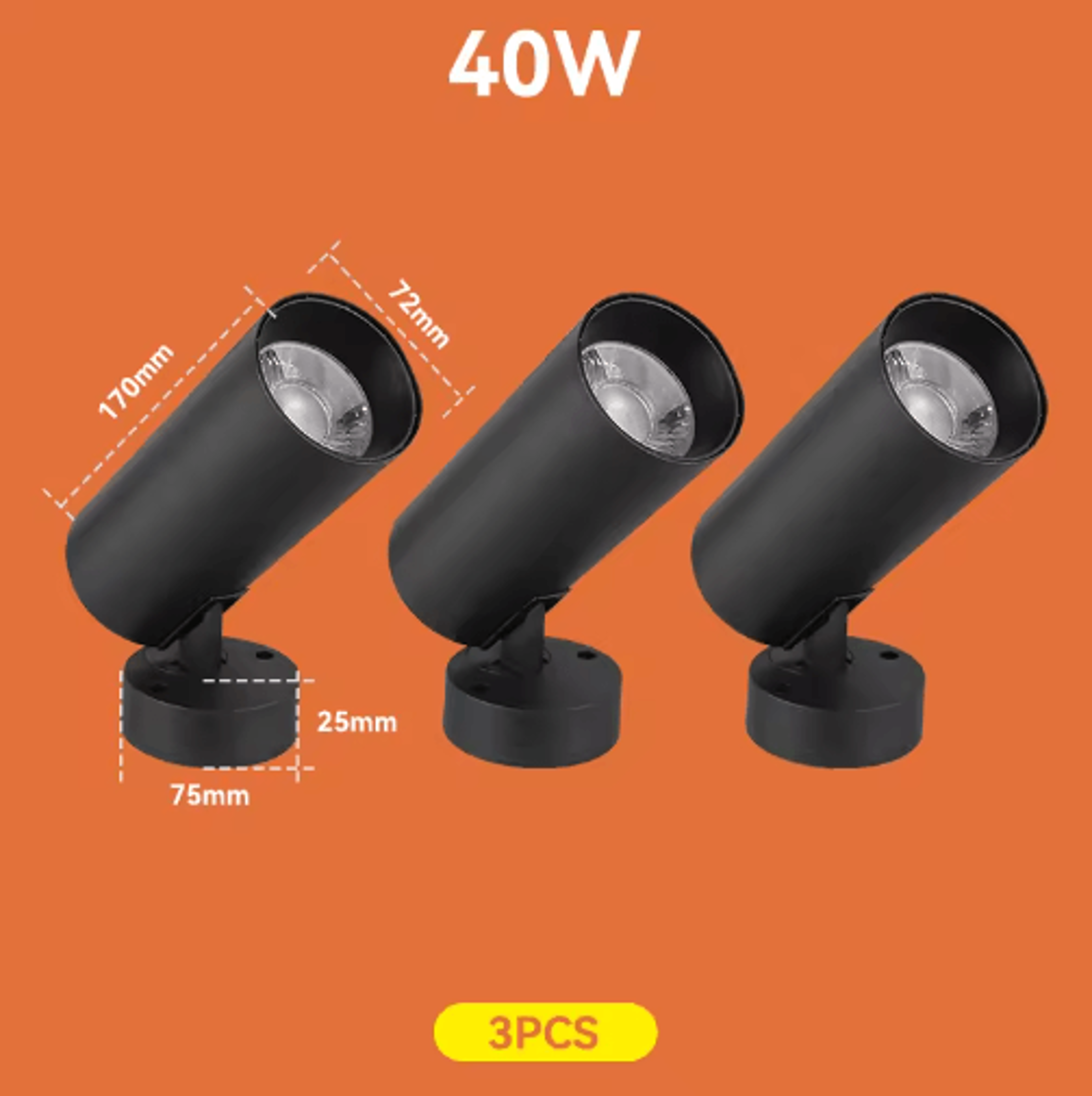 40W Foldable LED Ceiling Spotlight  220V Adjustable Downlight For Home 2