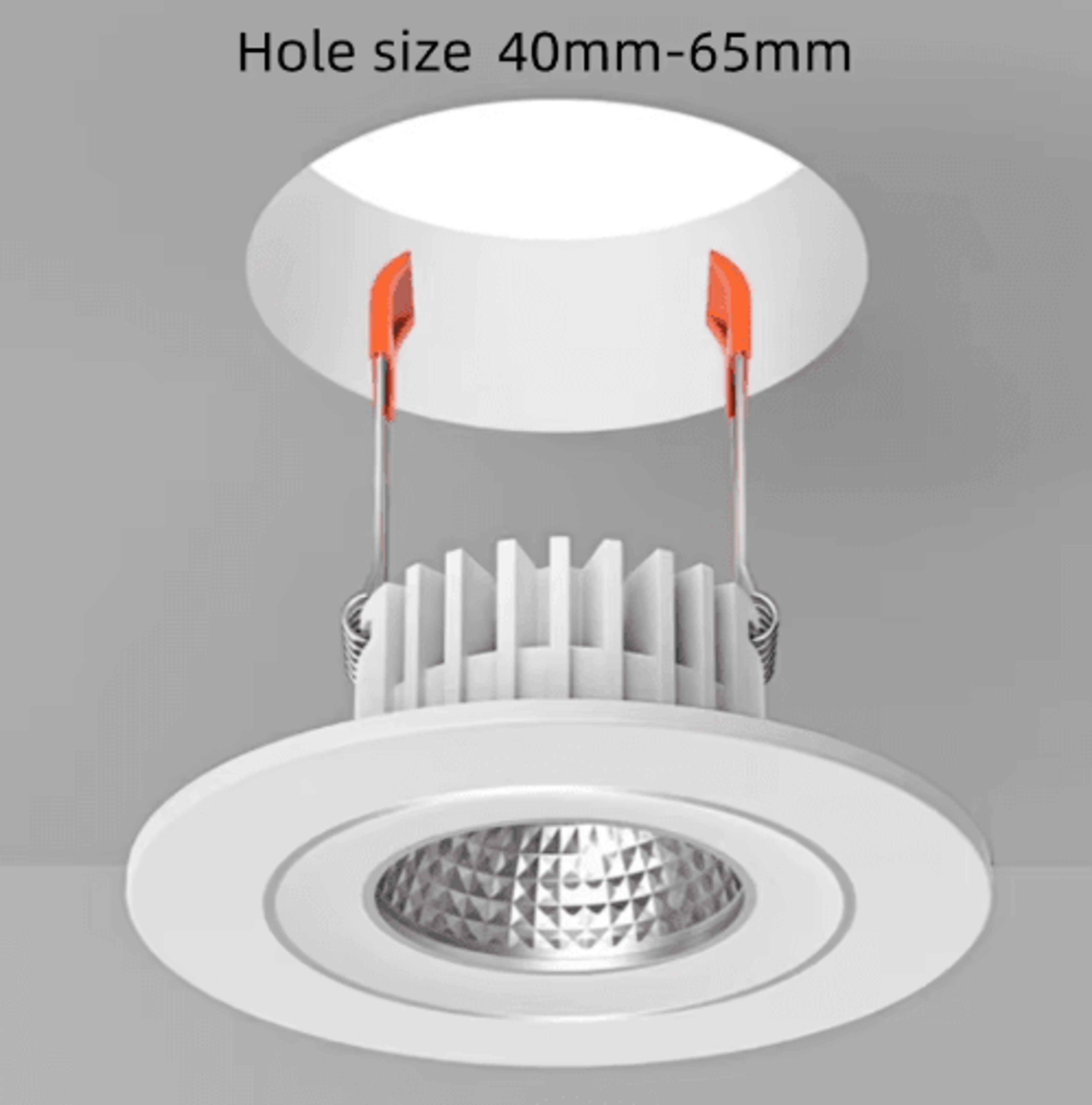 10PCS Round Recessed LED Downlights  3W5W7W COB Ceiling Spotlights 5