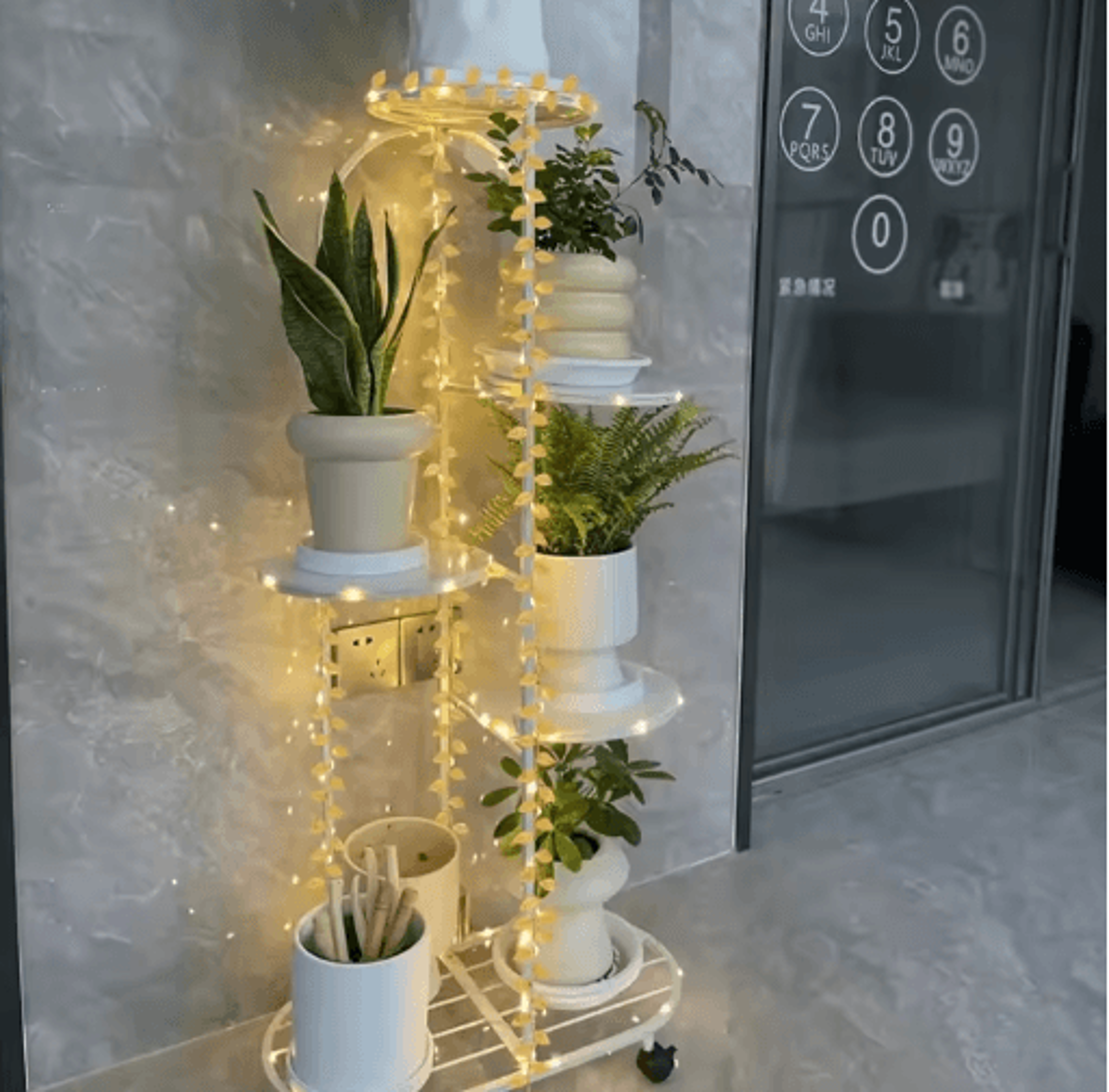 200CM Golden Leaf Decorative String Lights  Elegant Holiday  Wedding Garland 3