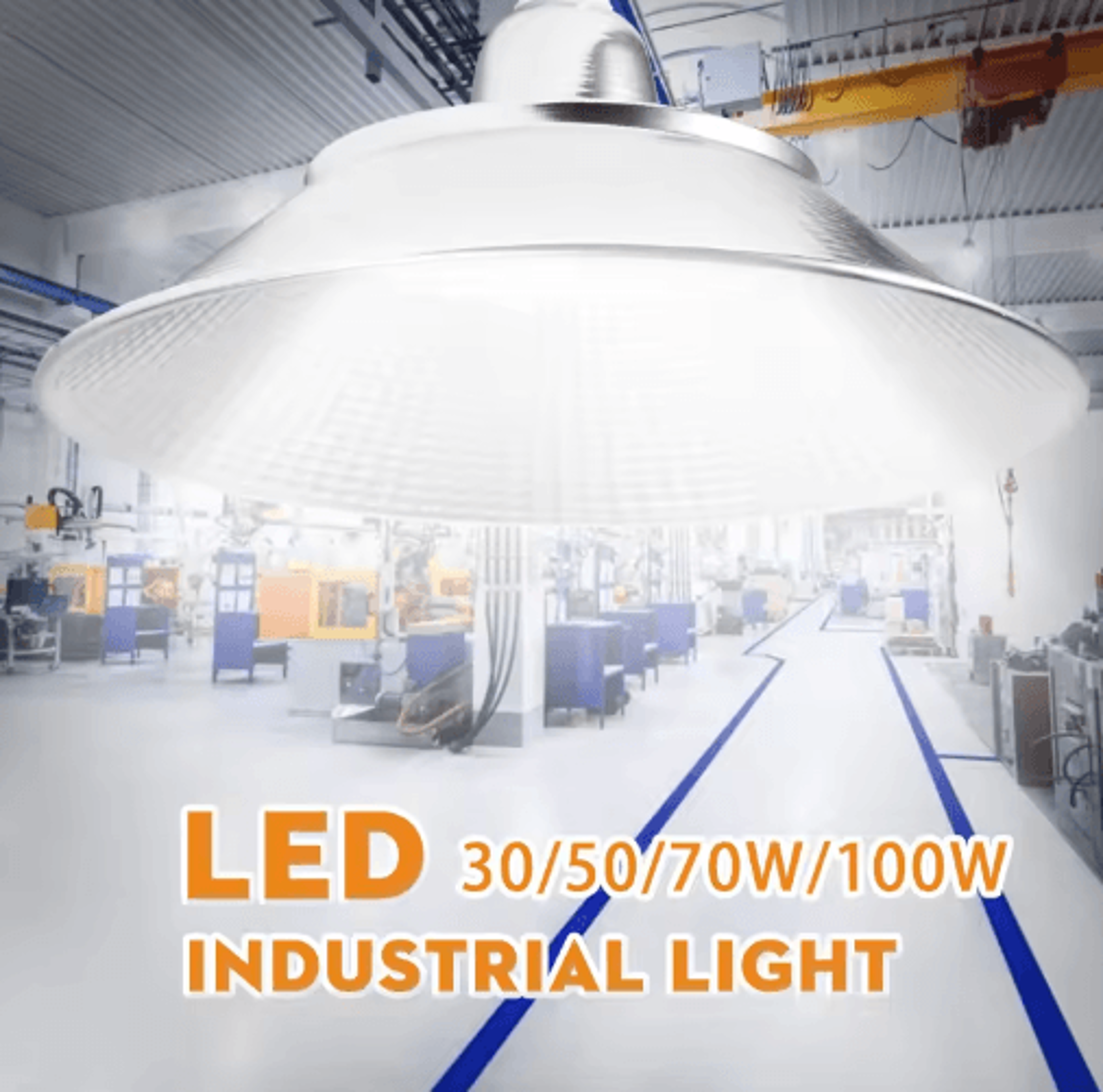 150W200W LED High Bay Light  Super Bright Industrial Garage Lighting 0