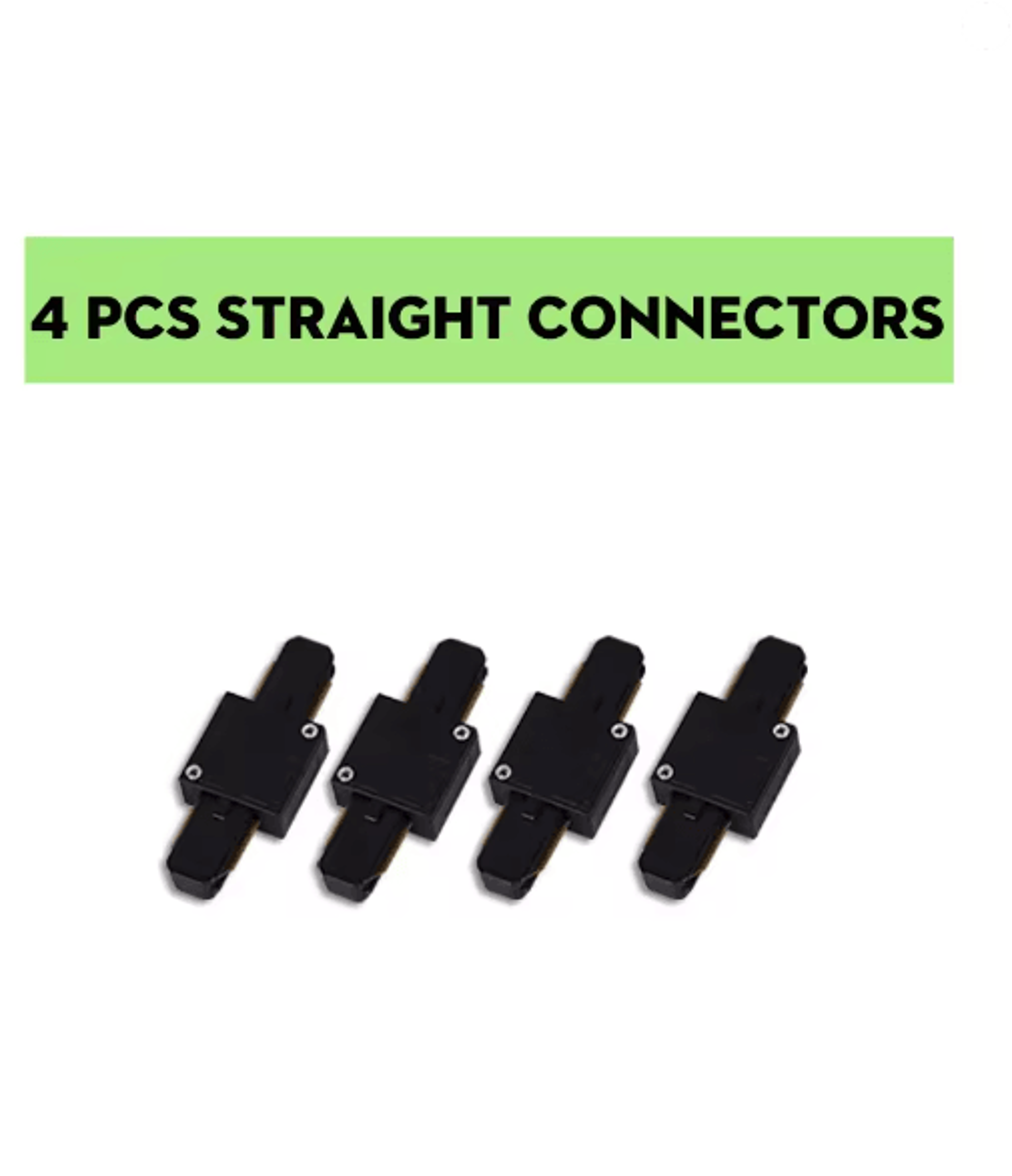 05M1M LED Track Rail Kit  Straight  LShaped Connectors For Ceiling Spotlights 4
