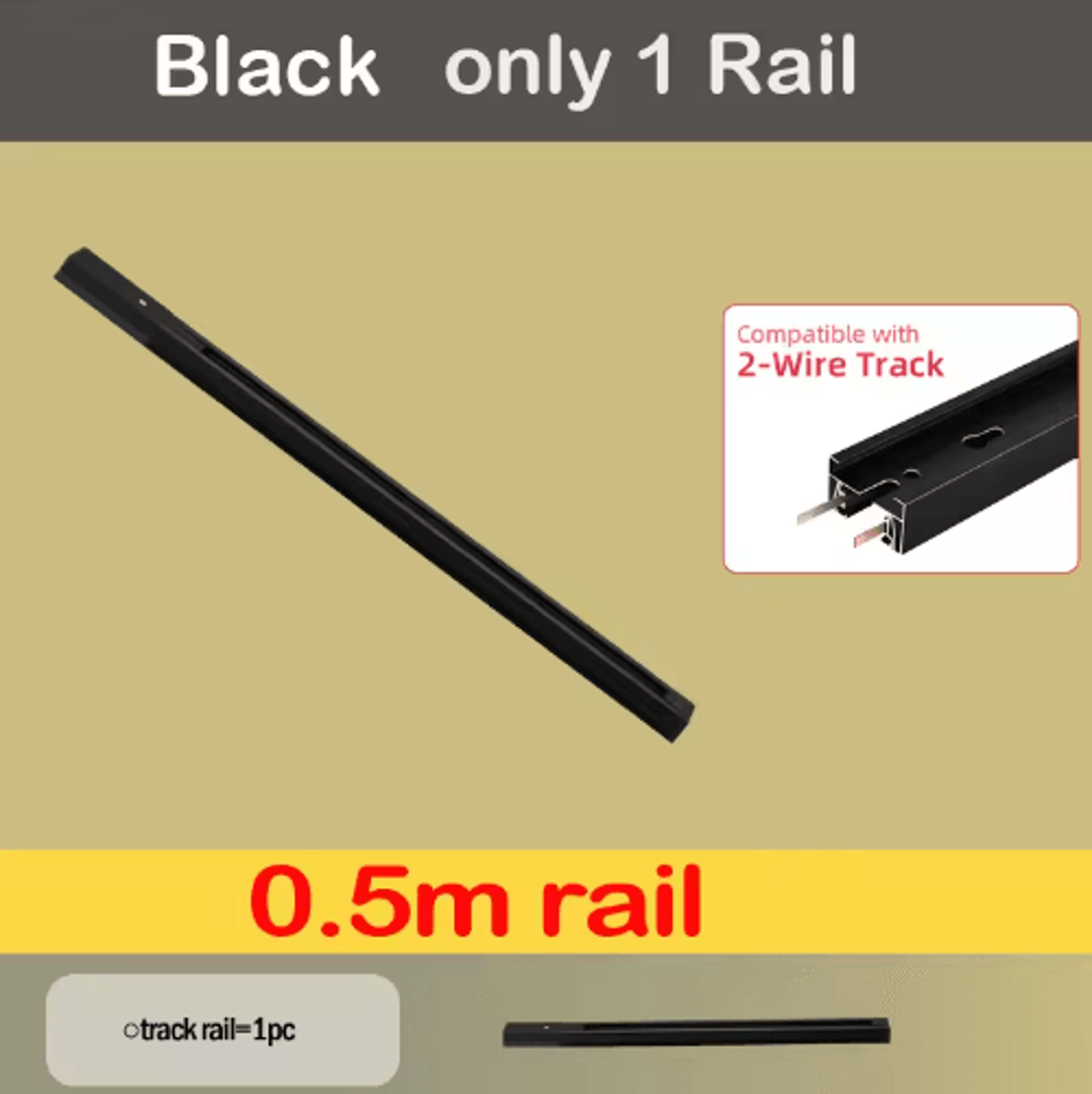 110V GU10 LED Track Lighting Set  Ceiling Rail Spotlights For Home  Shop 14