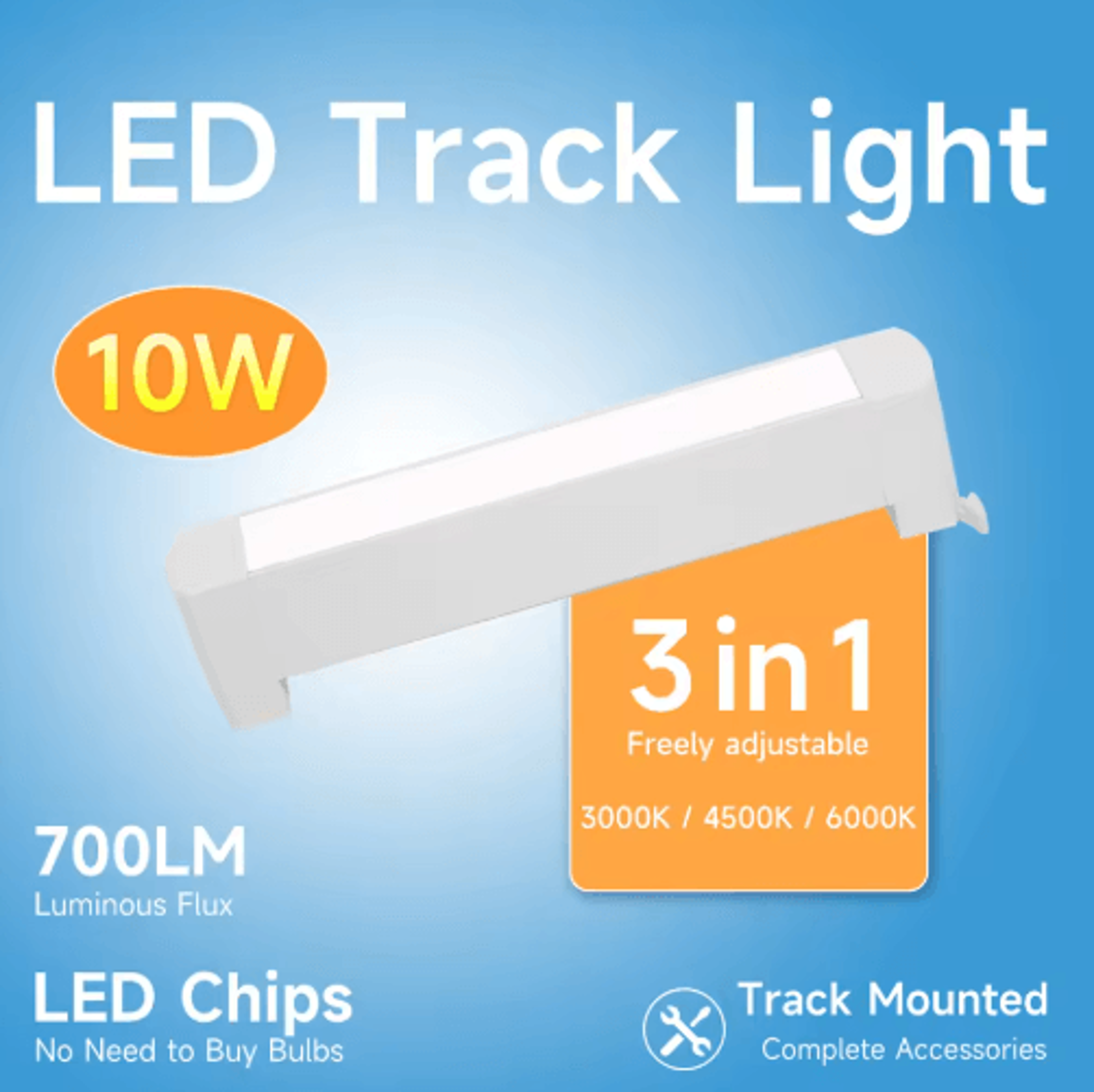 40W LED Track Spotlight  220V Ceiling Rail Floodlight For Home  Shop 13