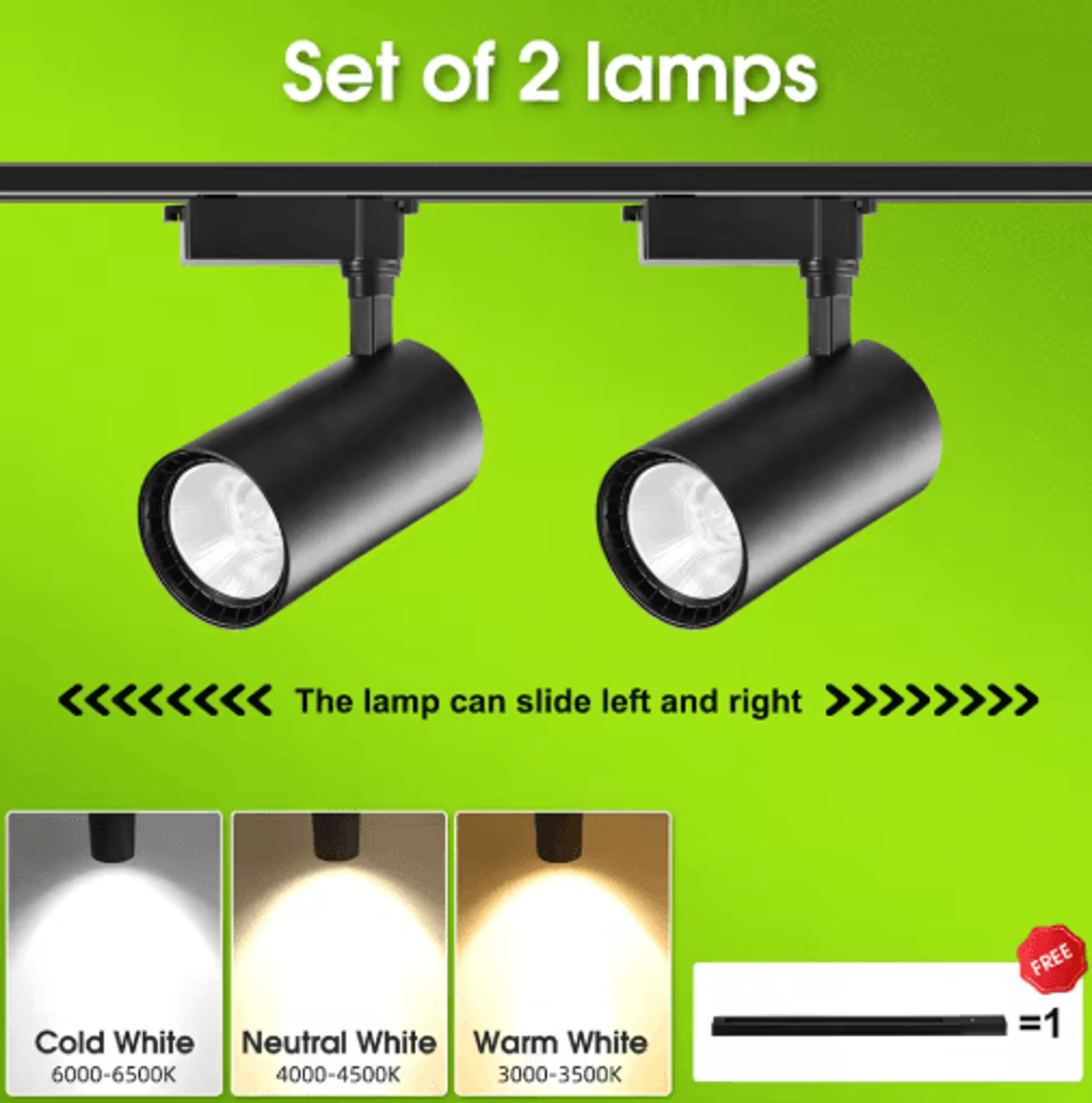 20W30W40W LED Track Lighting Set  220V Ceiling Rail Spotlights 12