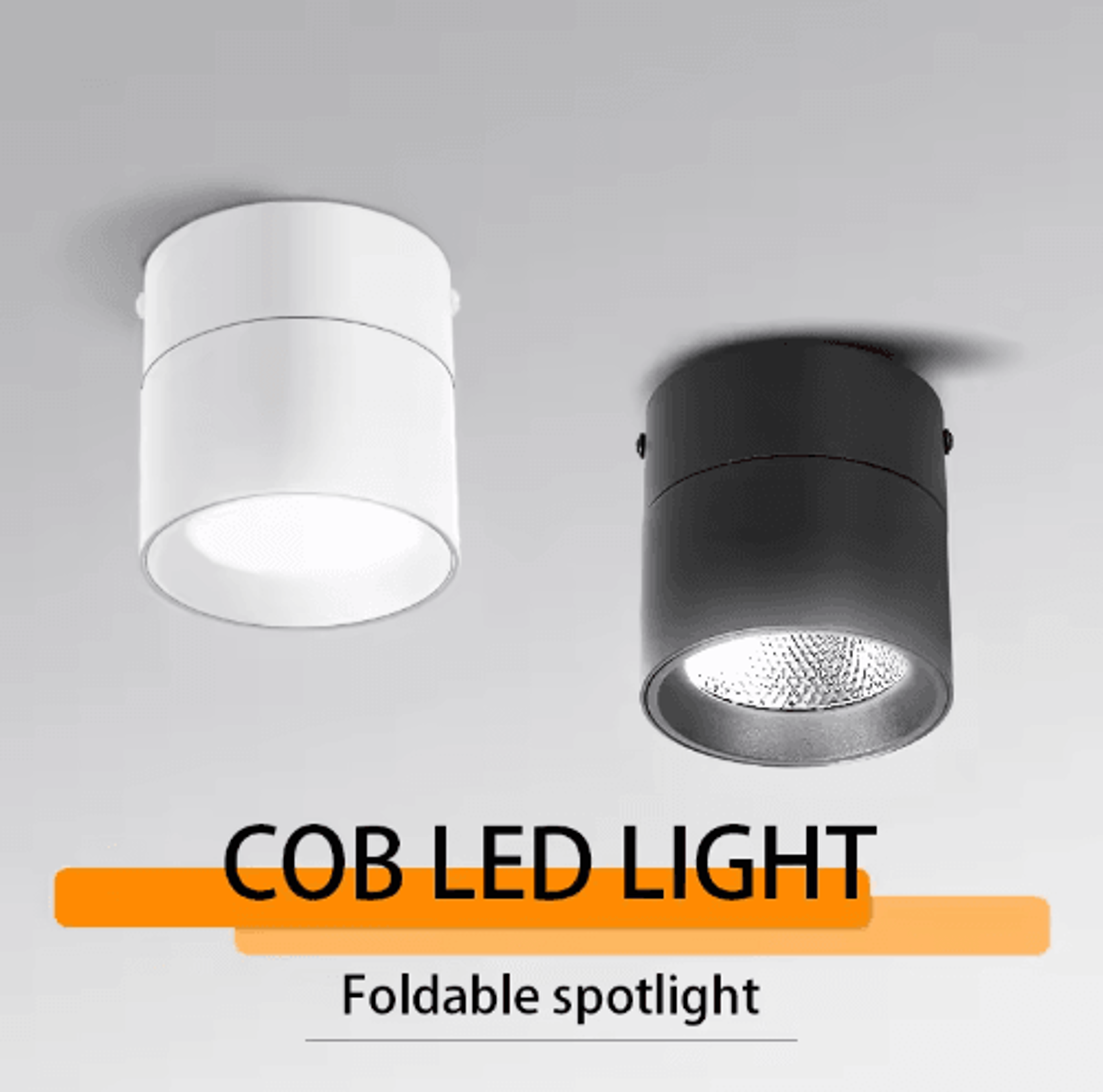 10W15W Foldable LED Ceiling Spotlight  Aluminum Surface Mounted Downlight 0