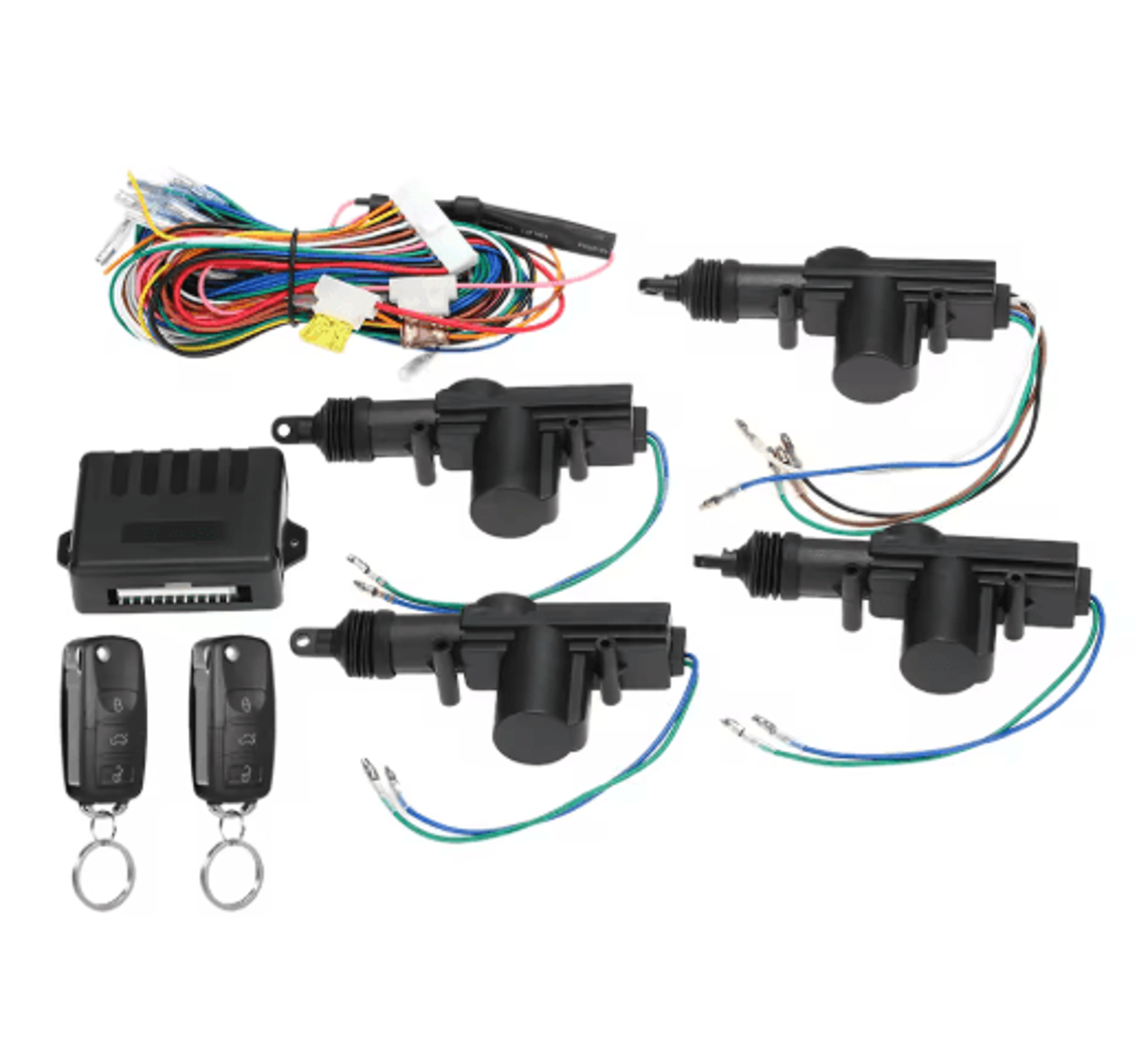 Universal Keyless Entry System  Remote Central Car Door Locking Kit With Trunk Release 4