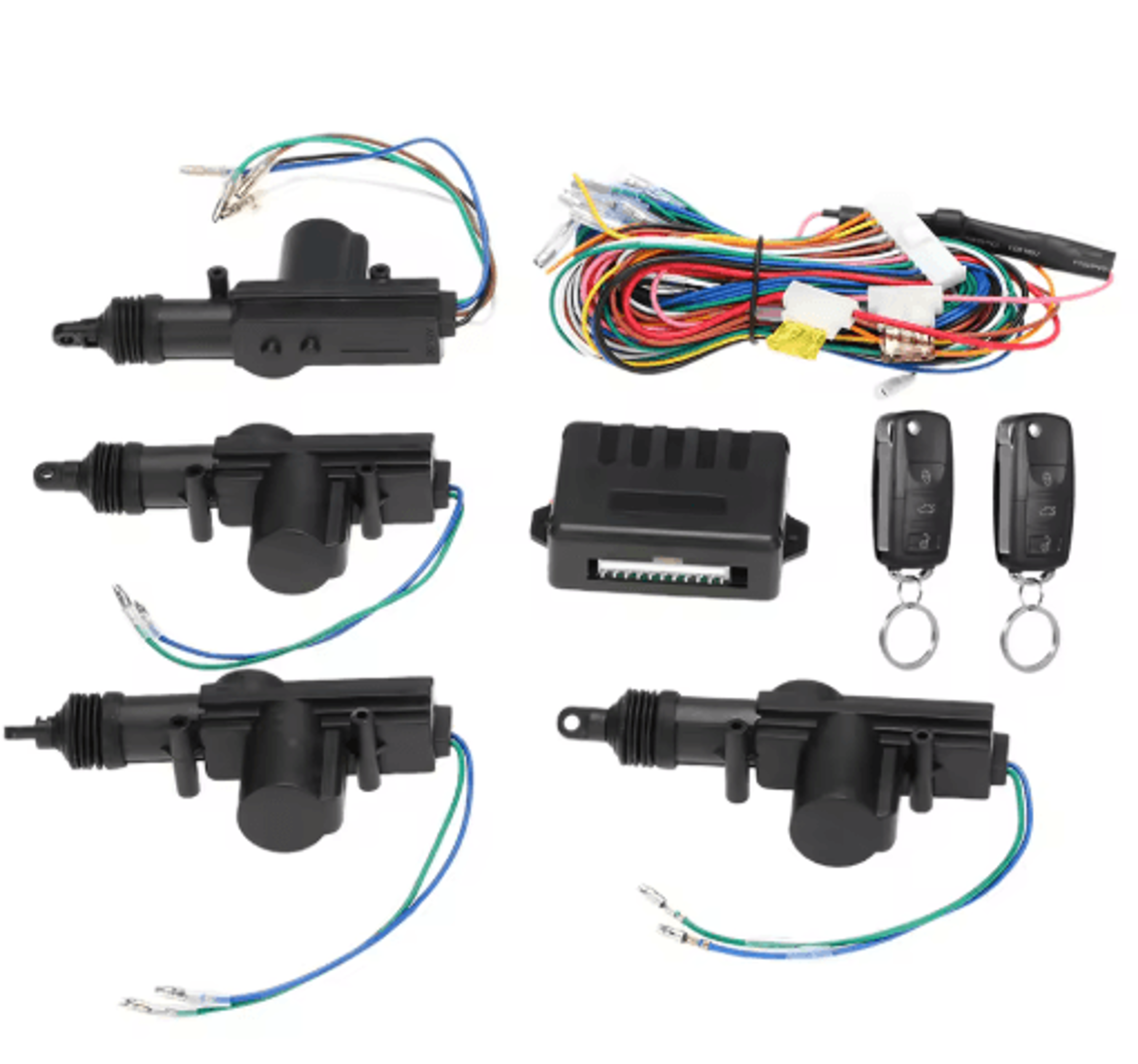 Universal Keyless Entry System  Remote Central Car Door Locking Kit With Trunk Release 1