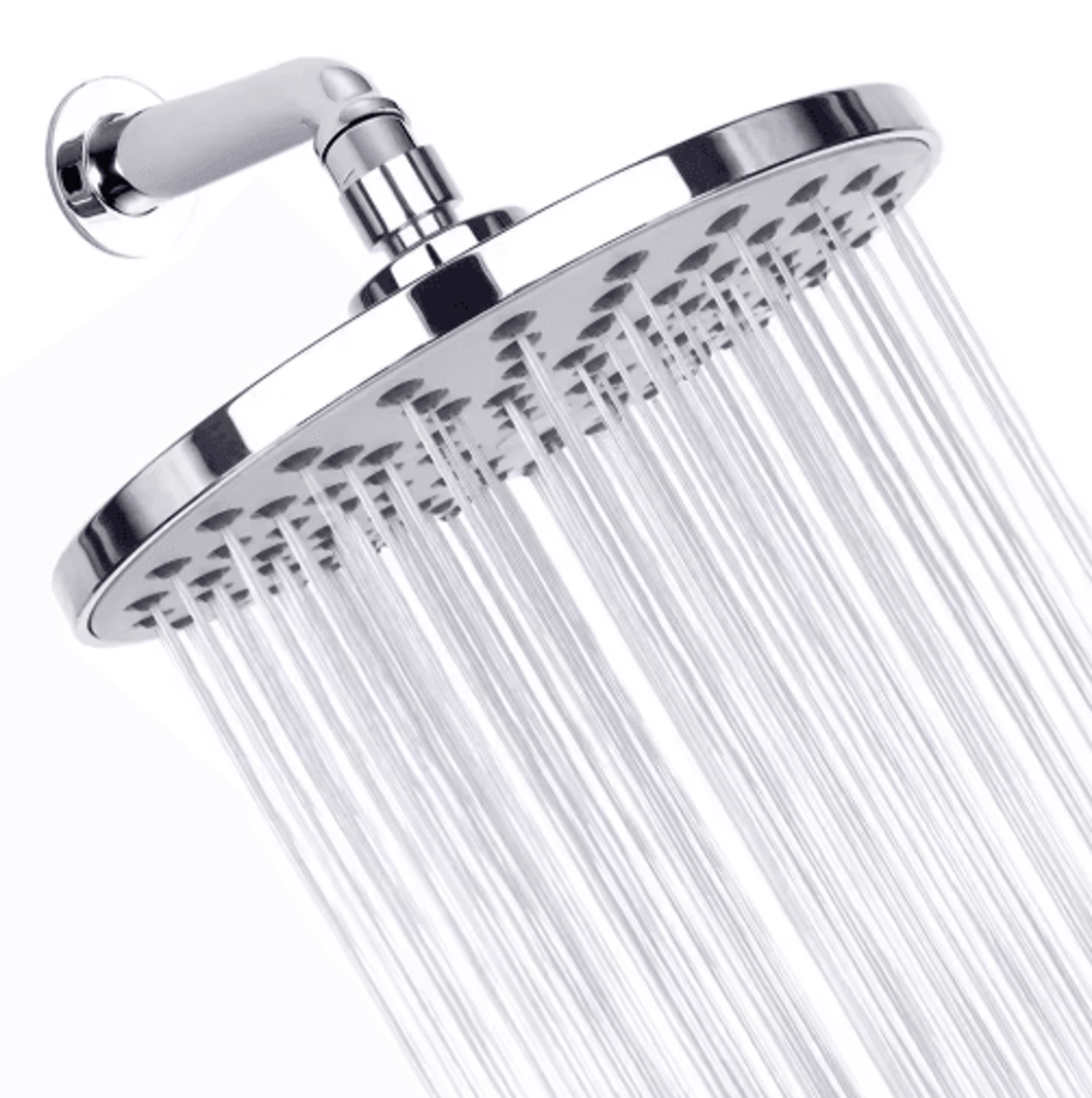 8Inch High Pressure Rain Shower Head  Adjustable Chrome Bathroom Showerhead 0