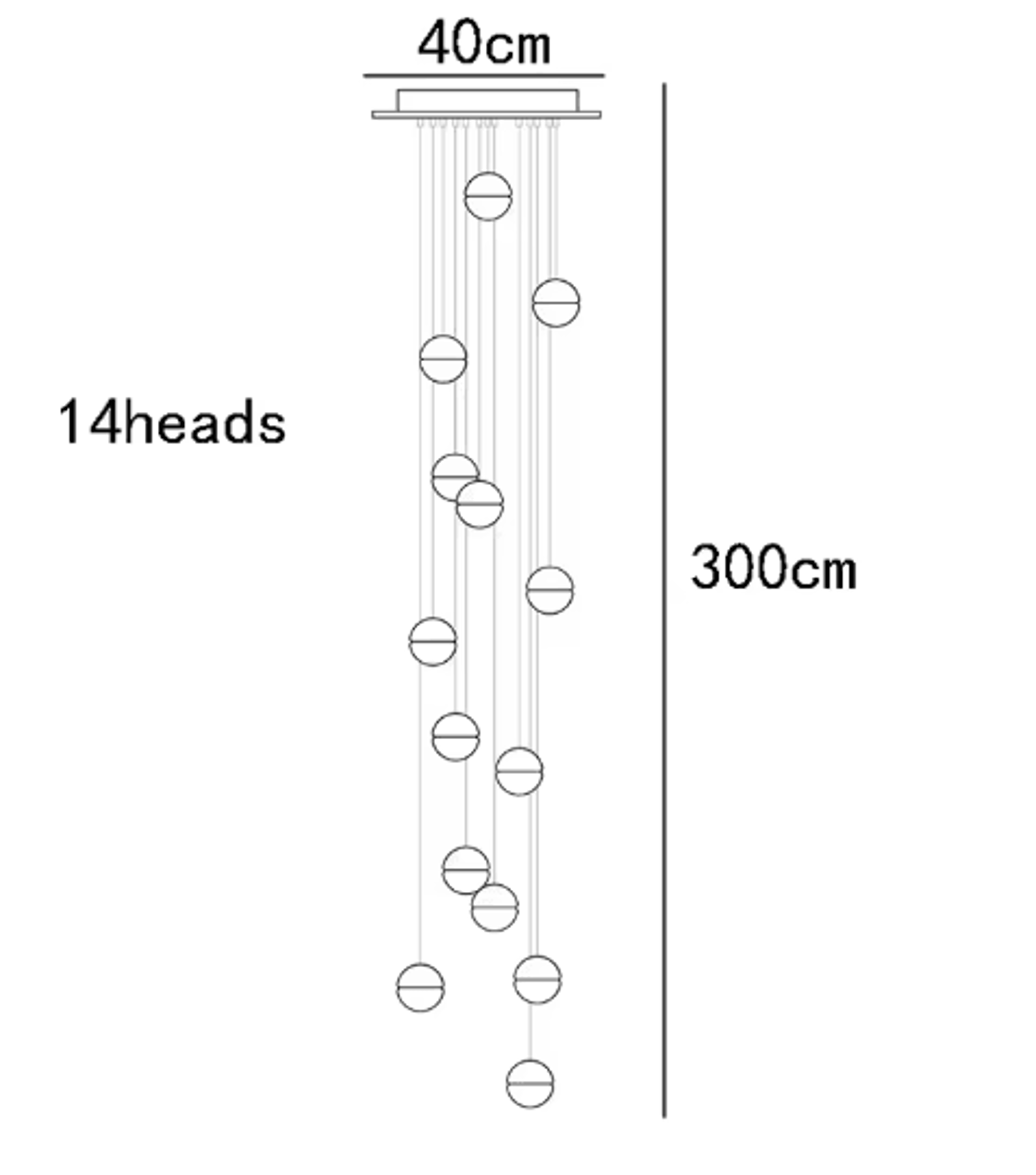 Modern Decorative Chandelier  Elegant Indoor Ceiling Light For Staircase Living Room  Dining Room 2