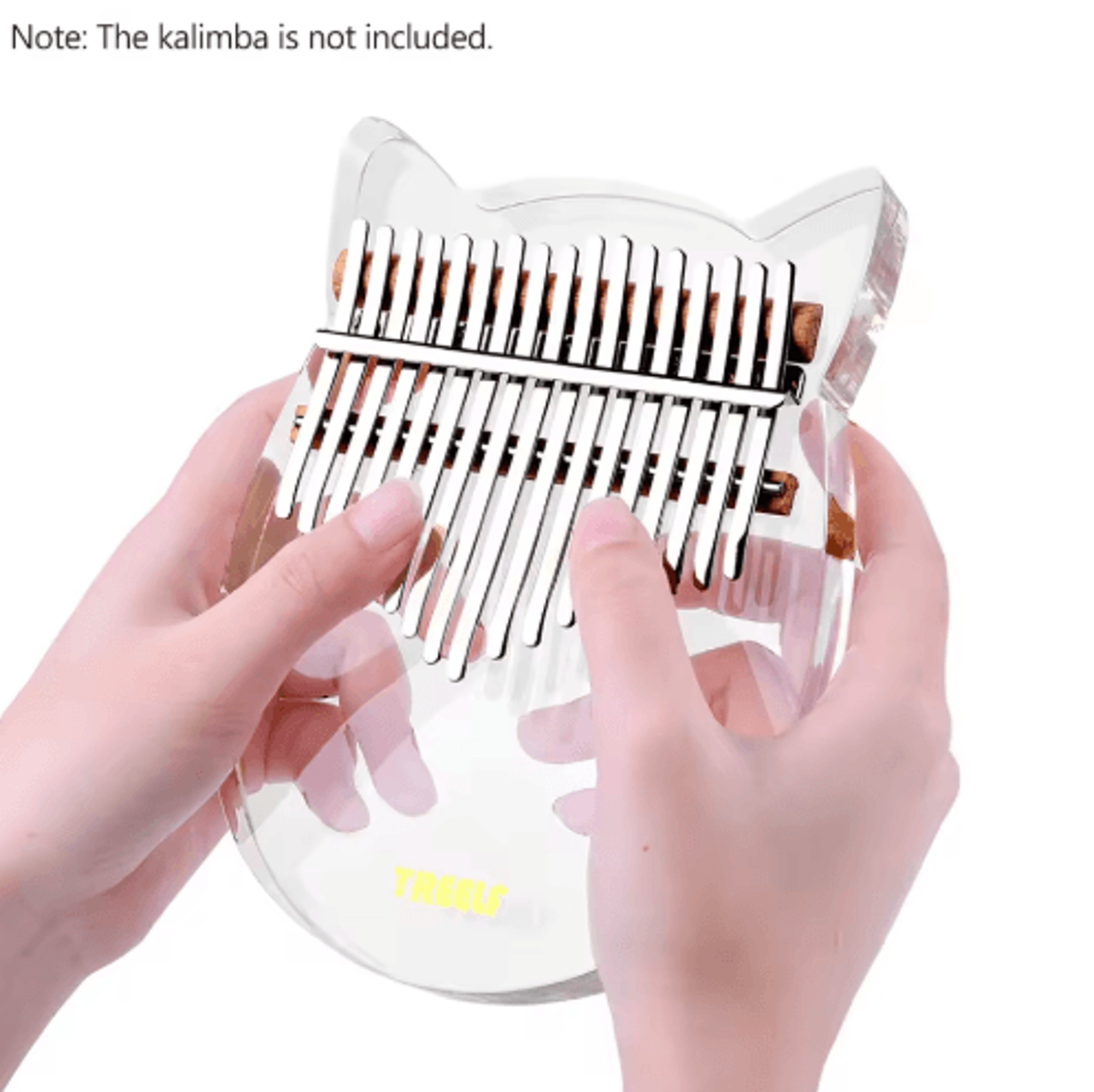 17Key Kalimba Replacement Kit  Manganese Steel Thumb Piano Keys With Stickers 0