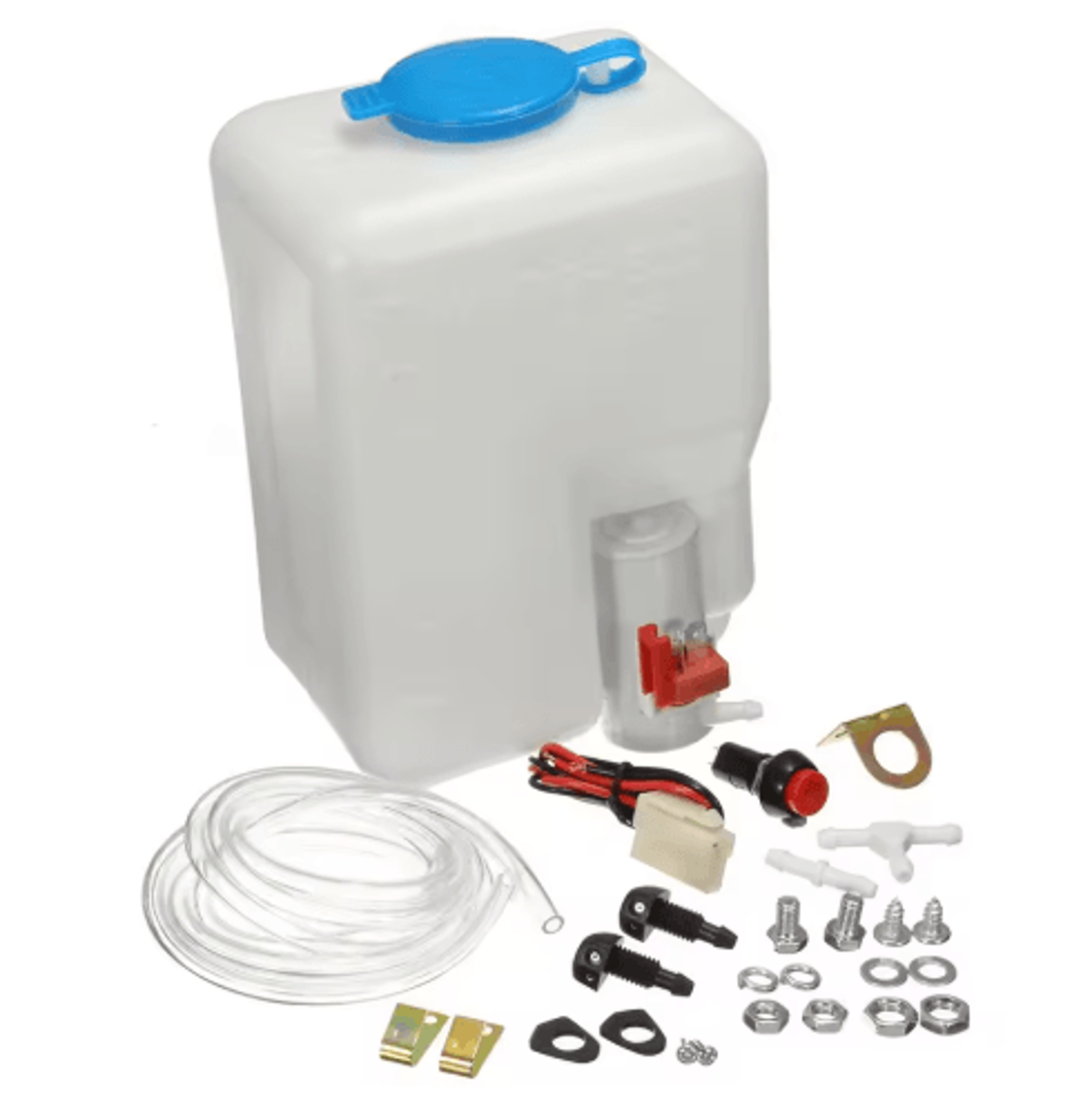 Universal 12V Windshield Washer Bottle Kit  18L Reservoir Tank With Pump 0