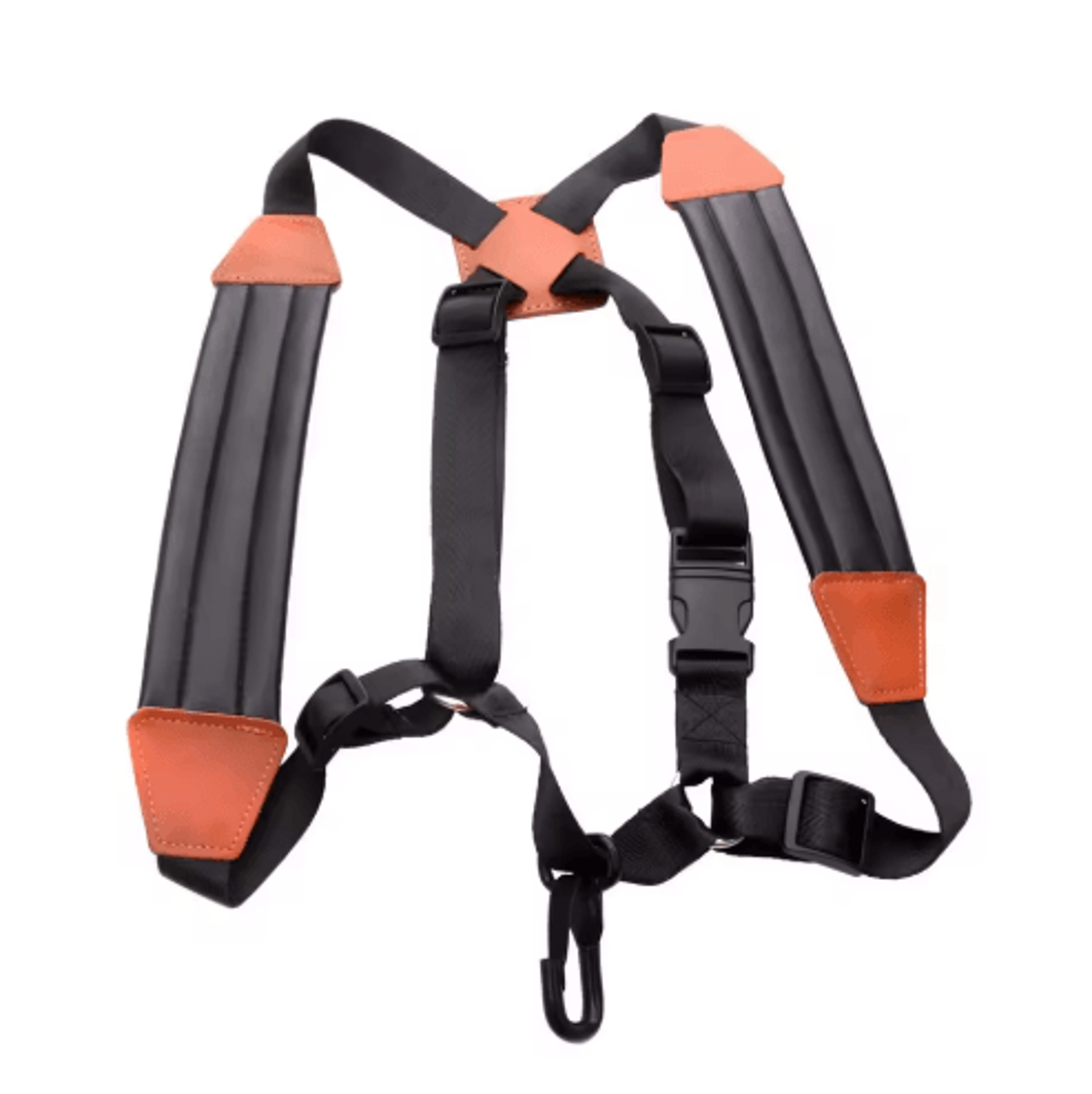 Adjustable Padded Saxophone Shoulder Strap  Leather Sax Support Strap 2