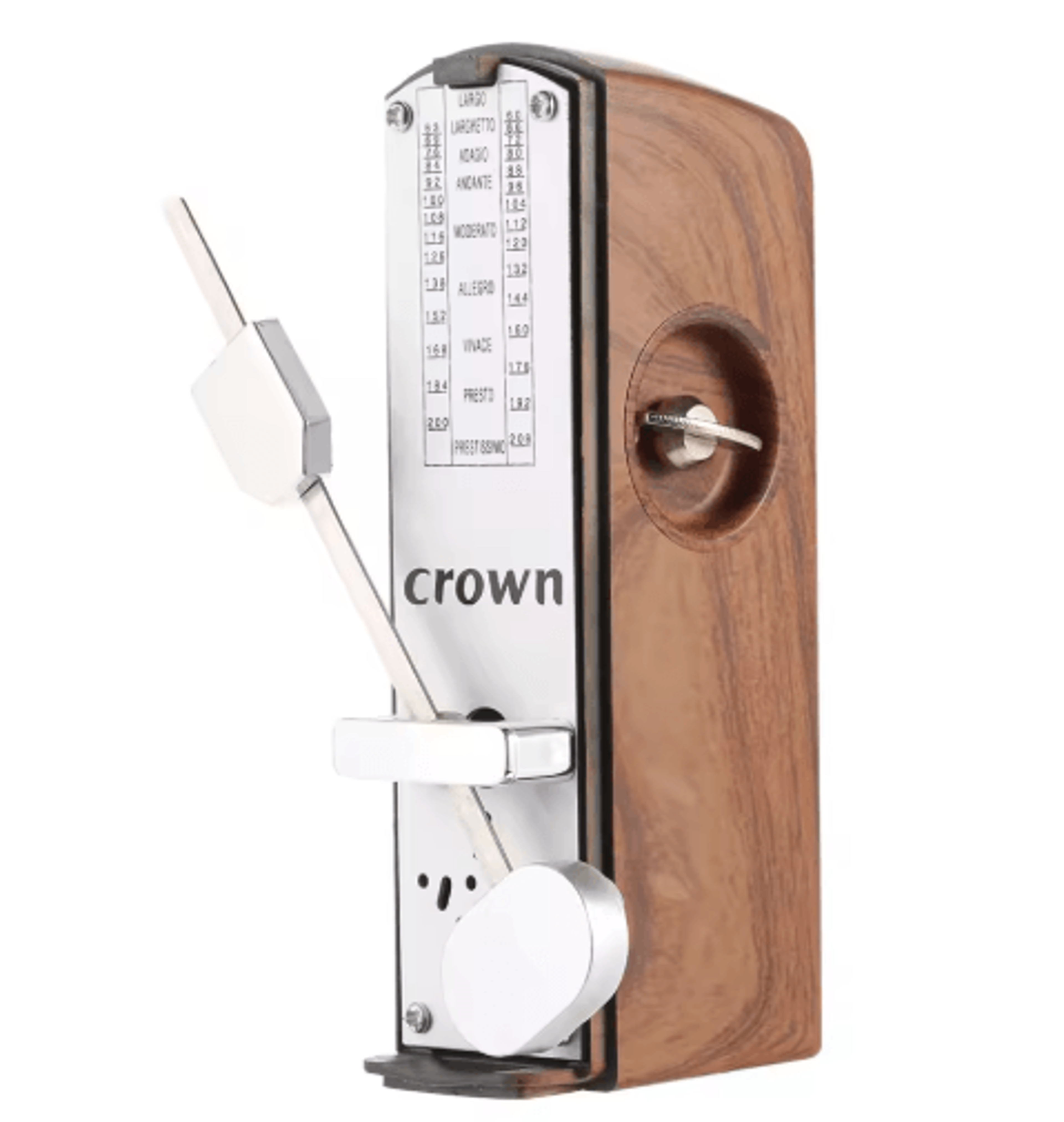 Portable Mini Mechanical Metronome  11cm Tempo Timer For Musical Instruments 0