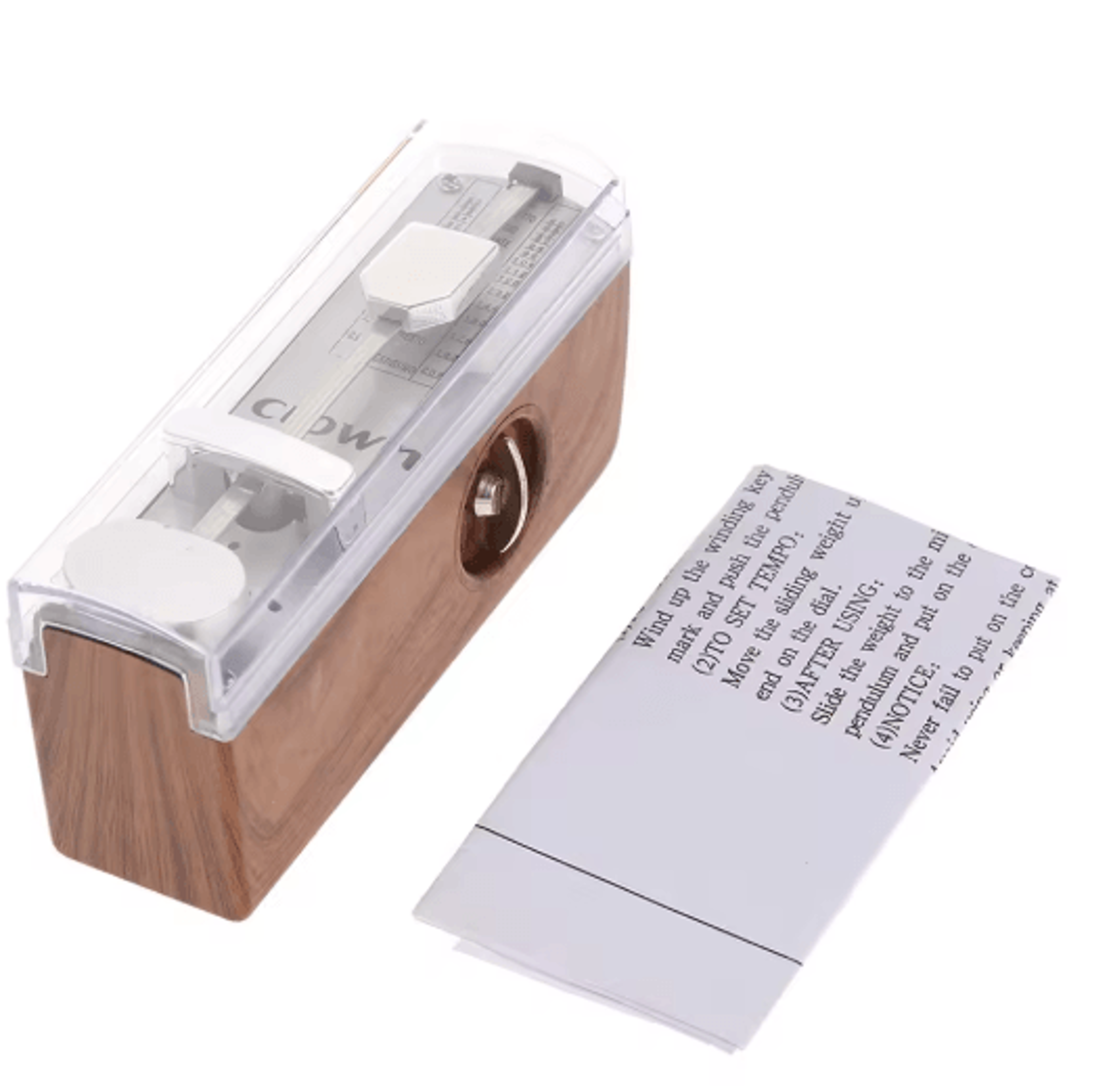 Portable Mini Mechanical Metronome  11cm Tempo Timer For Musical Instruments 5