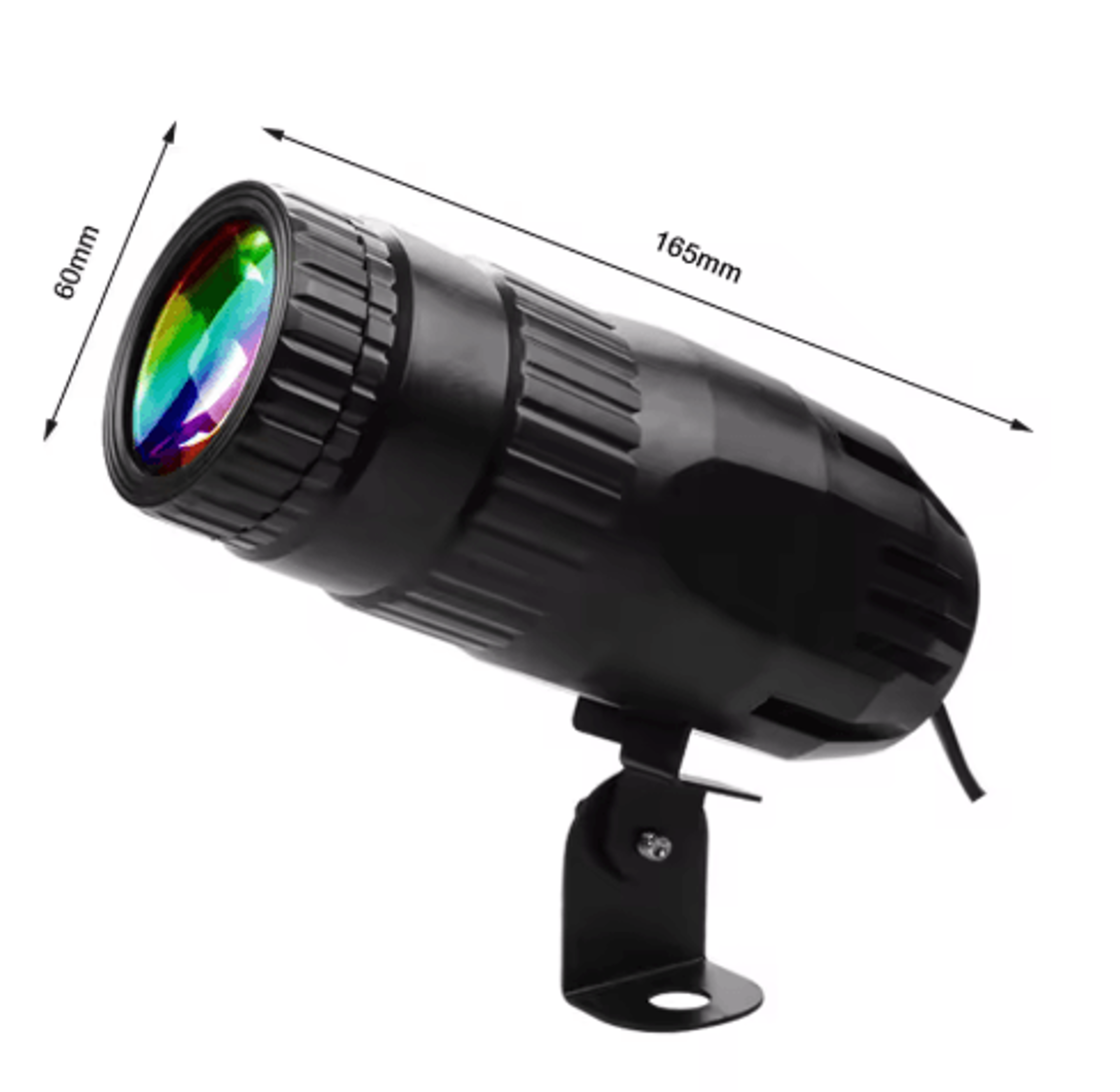 Mini RGBW LED Pinspot Light  Remote Control Stage Spotlight For DJ Parties  Events 2