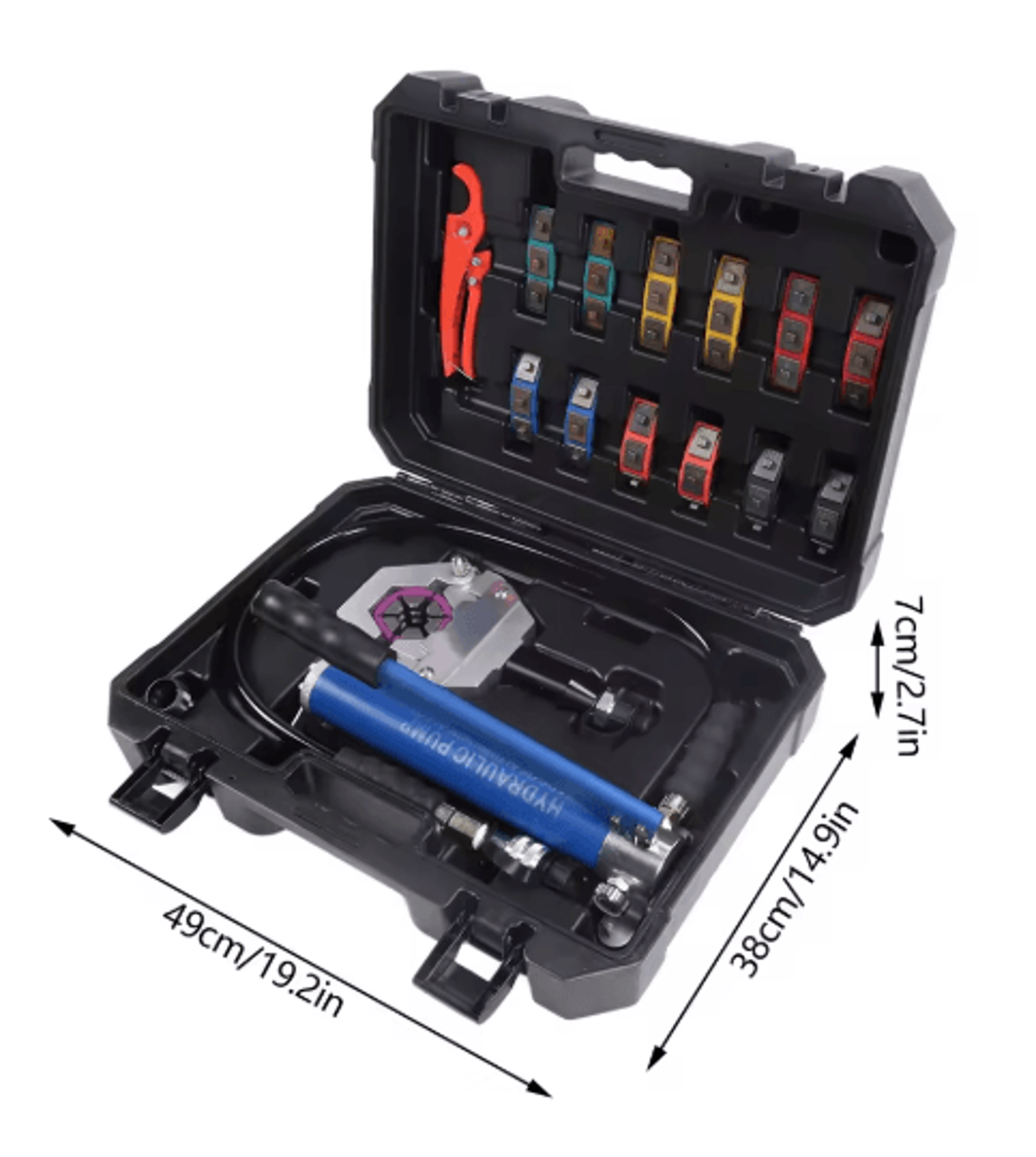 Manual Hydraulic Hose Crimper  AC Hose Crimping Tool With Pump 1