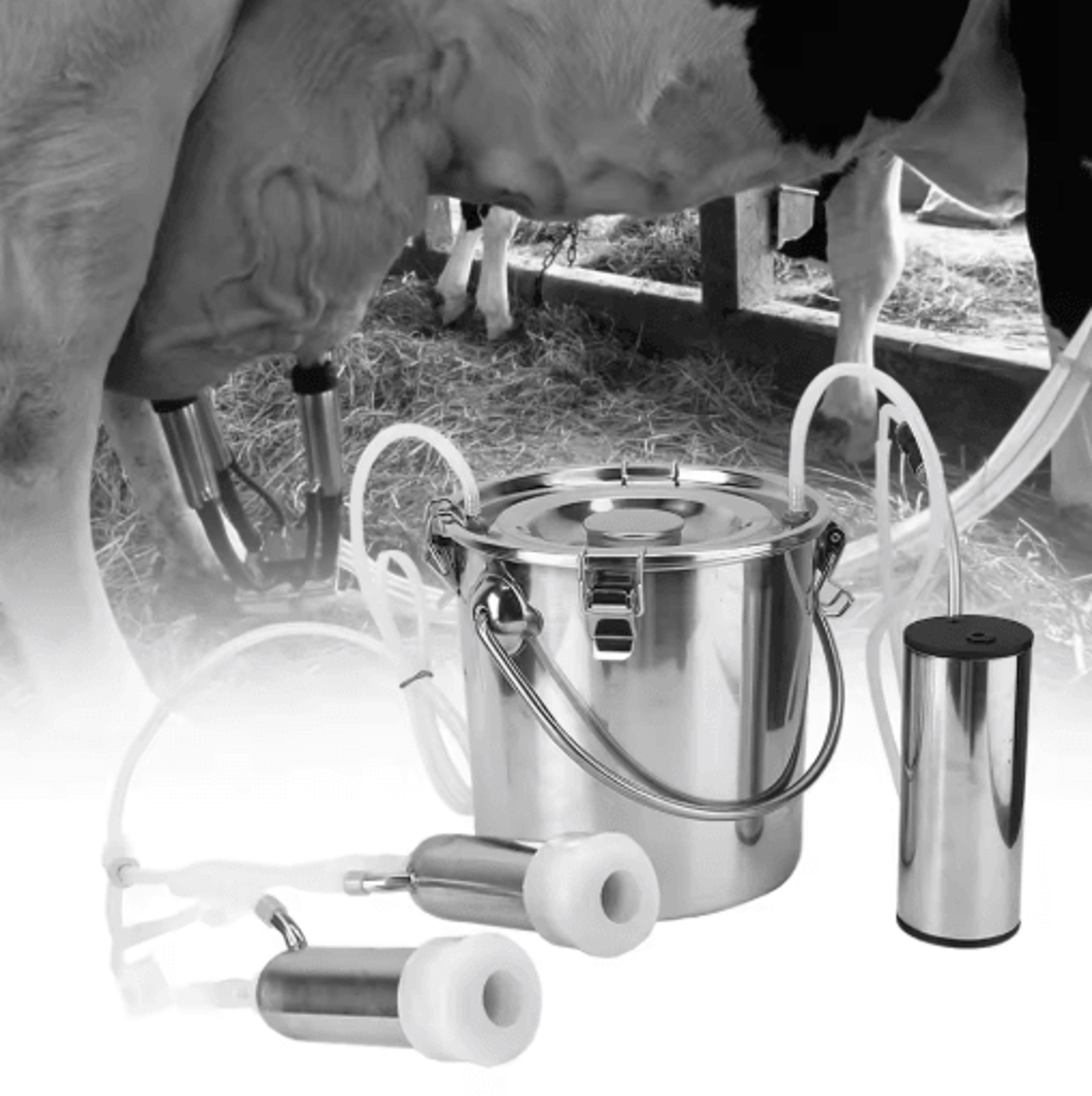 5L Electric Goat And Cow Milking Machine  Portable Livestock Milker 0